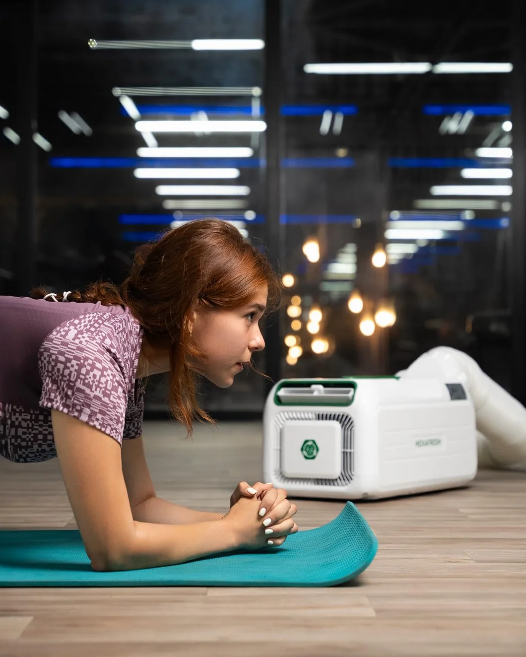 HEXAPRO+ Aire acondicionado portátil 4800 BTU, refrigerante R290, refrigeración turbo, deshumidificador y modo ventilador, para habitaciones de hasta 15 m², eficiencia energética
