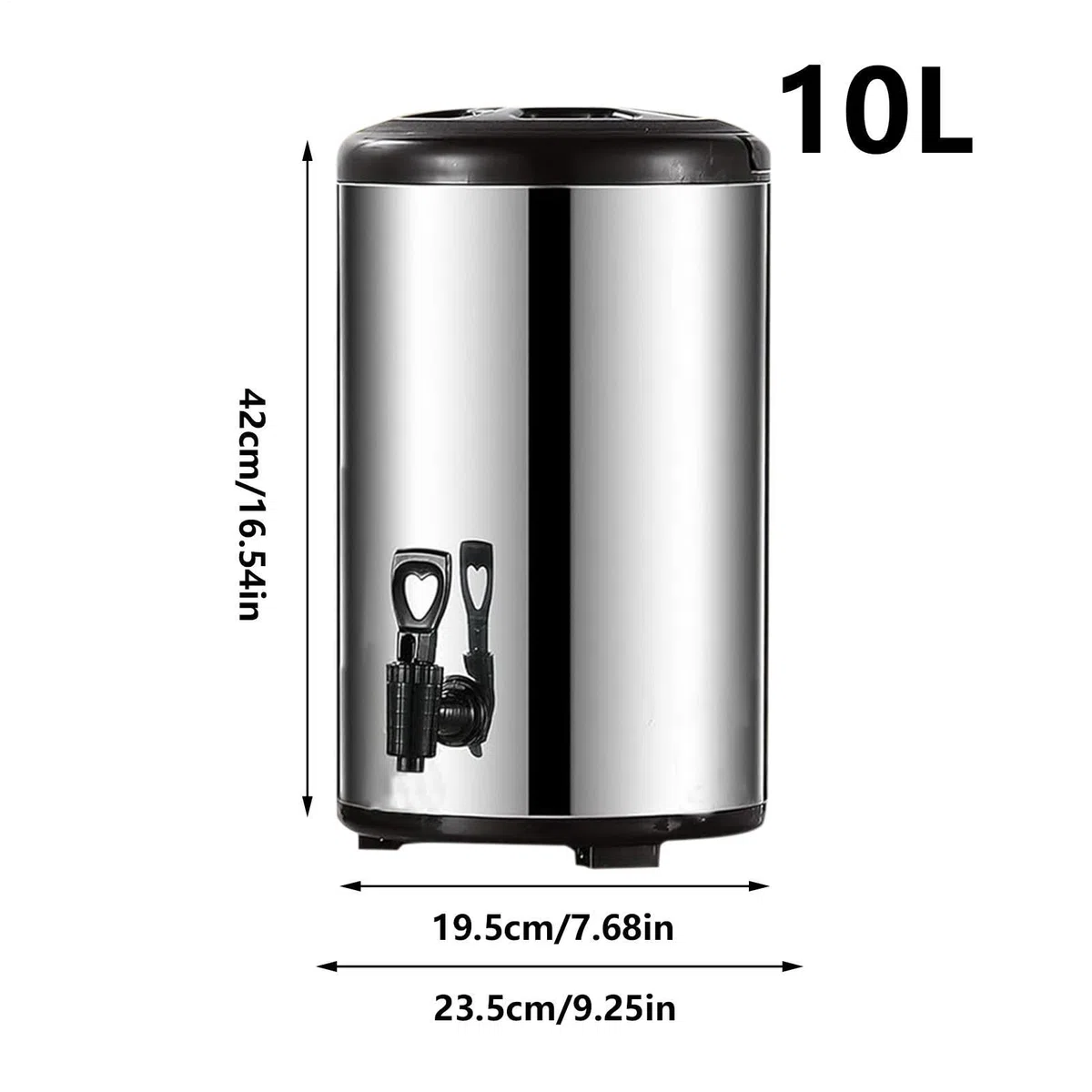 Dispensador de Bebidas Aislado Con Grifo Y Recipiente De Doble Pared | Dispensador de Café de Acero Inoxidable de Gran Capacidad para para bebidas frías y calientes, , té, leche, camping