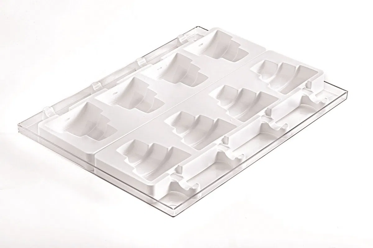 silikomart - Molde de silicona para tarta de boda sobre férula de helados, semifríos, San Valentín Gel 09 para boda
