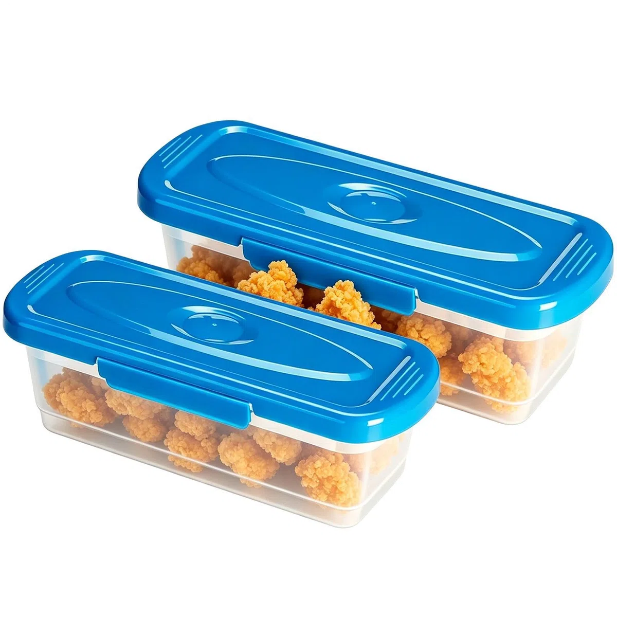 Bol Agitador Para Empanar Con Tapa Set de 2 Utensilios Cocina | Tapa Para Cuenco Rebozador Pescado Para Aros De , Verduras, Alitas Pollo, Restaurante, Cocina Y Comedor