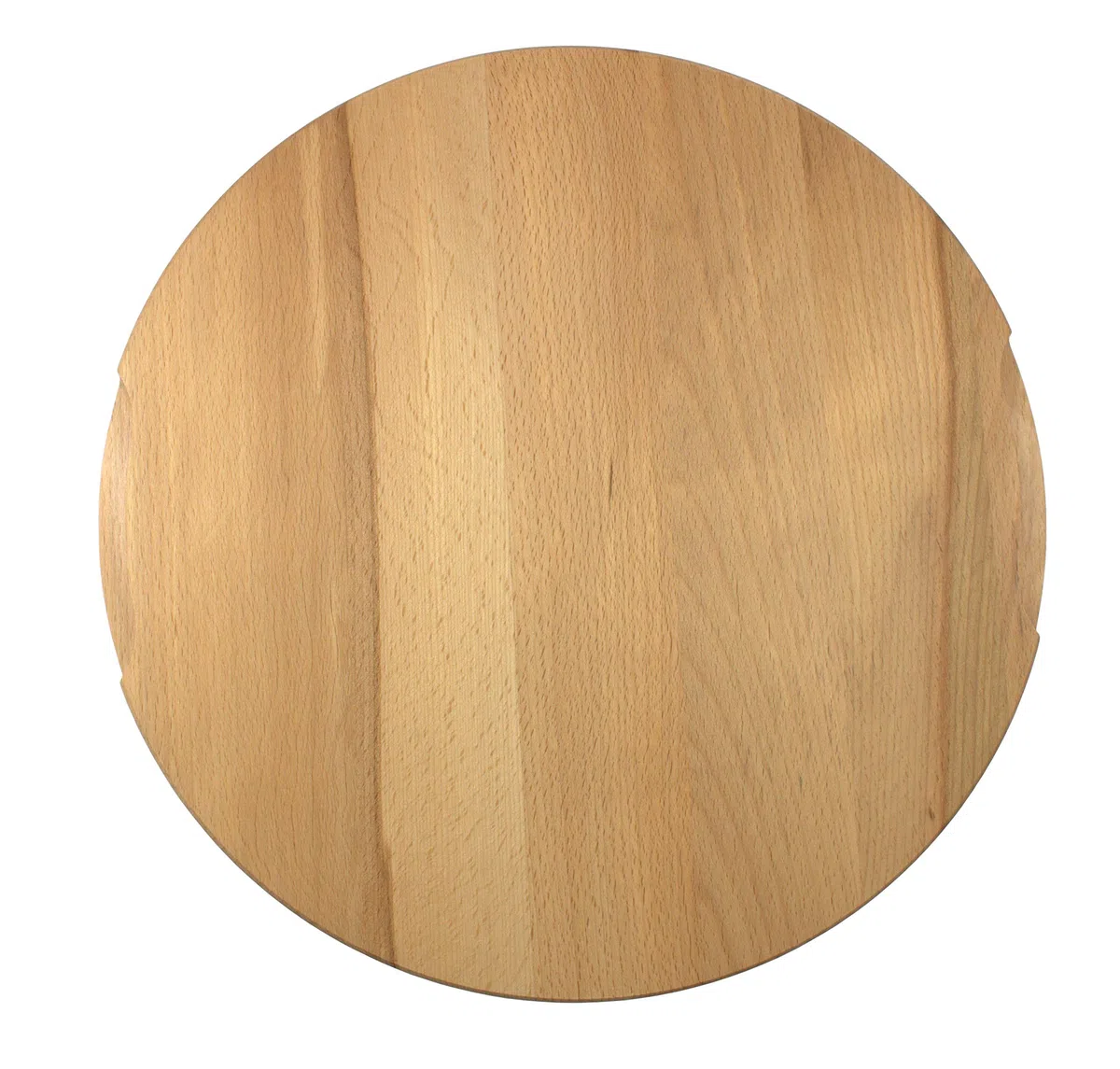 efo Tabla de servir de madera para pizzas – Tabla de pizza con ranuras para cortar y suministrar – Tabla de servir de madera – Tabla de cortar redonda para pizza – Dia. 40 cm