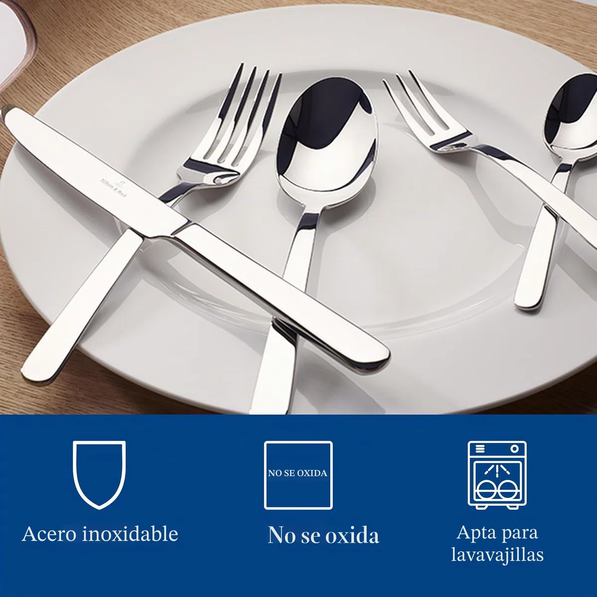Villeroy & Boch Louis Cubiertos de mesa para 12 personas, 68 piezas, Acero inoxidable