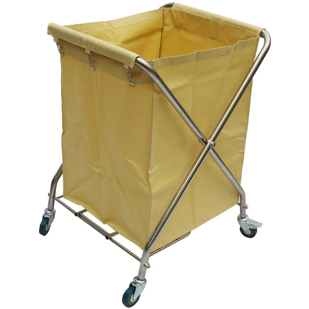 Carros de almacenamiento, carros móviles de cocina, carro clasificador de ropa plegable con rueda de freno universal, carro de recogida de hotel, carro con ruedas para servicio de habitaciones, c
