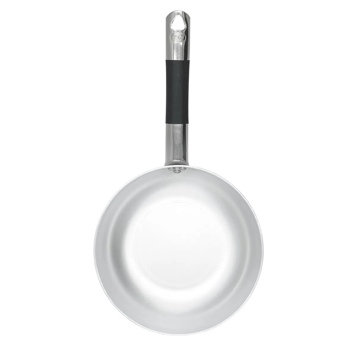 Pentole Agnelli ALMC111BPIC24 Línea de inducción de Aluminio Avellanado Alto, Fondo de inducción con 1 manija fría, 24 cm