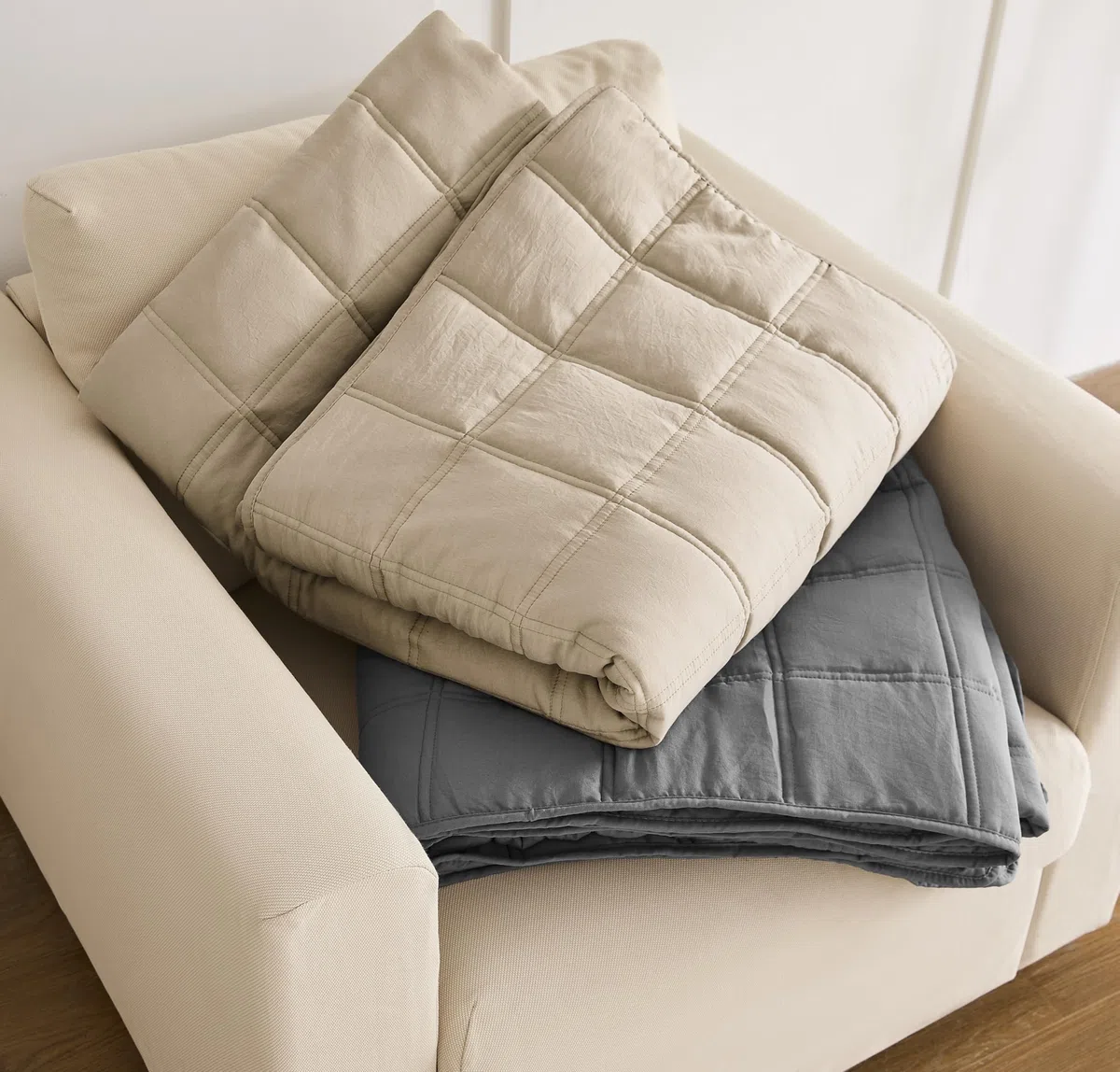 R.SHARE Colcha Verano Cama 200, Beige 300x270cm Colcha Bouti Cama Primavera, Multiuso Cubrecama Ligera Acolchada para Cama o Sofá Suave y Transpirable, 100% Microfibra Edredón Verano Todo el Año