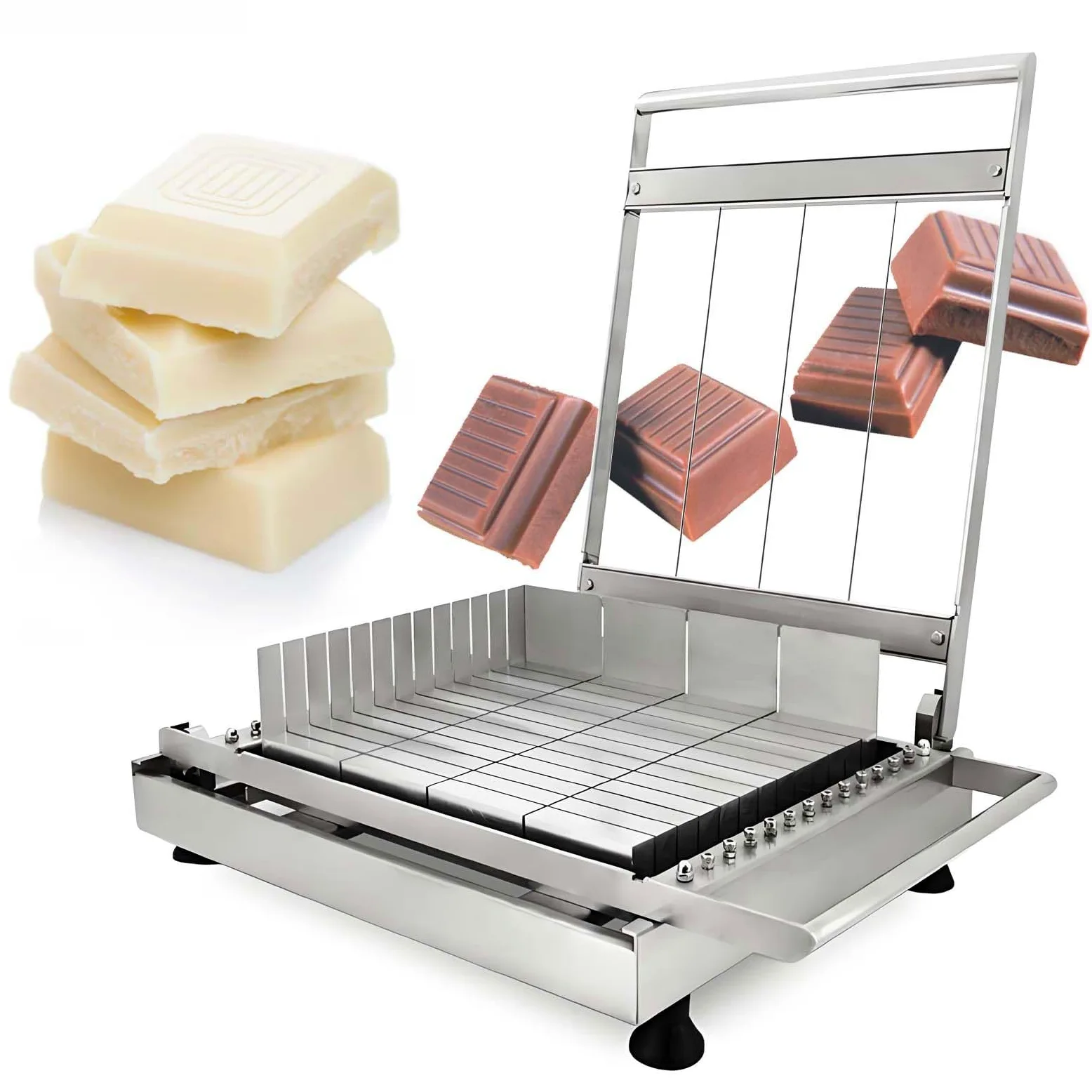 Juego de cortadores de galletas y chocolate con tabla de cortar mantequilla para trufas, pasteles y dulces