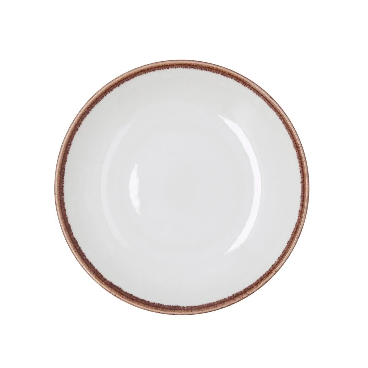 Bidasoa Set de 6 platos hondos Orion Hydrozero de porcelana 23 cm | Blanco, Porcelana, formato redondo, acabado brillo, 23 cm, 6 piezas, apilable, apto para microondas
