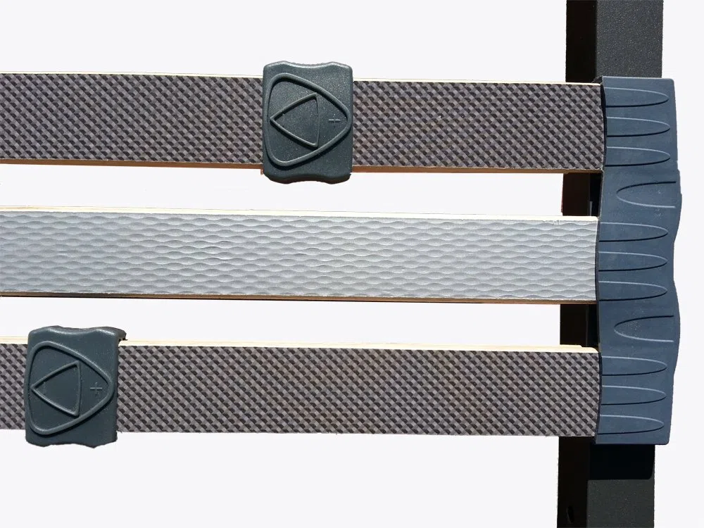 HOGAR24 ES Somier multiláminas con reguladores lumbares (5 Patas Incluidas)-Altura de Las Patas 25,5cm- 150x190cm