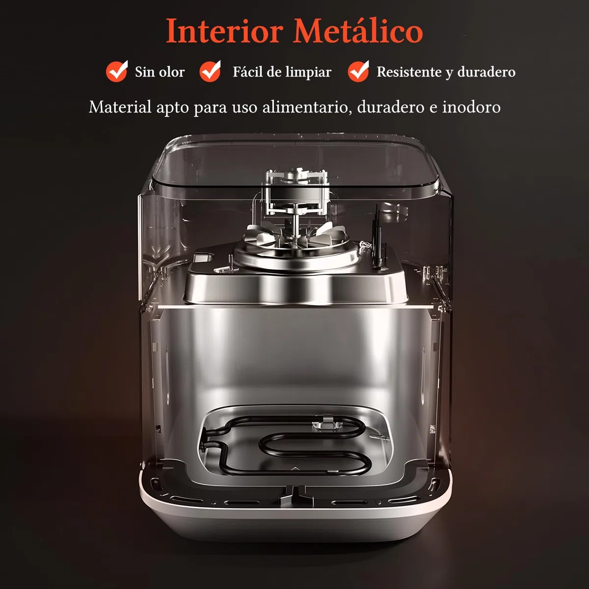 Taylor Swoden Air Fryer 6.5L 1800W Freidora de Aire con Doble Resistencia, Ventana de Visualización, 8 Programas, Panel Táctil Digital, Interior Metálico, 14 Recetas Físicas, Capacidad para 8 Personas