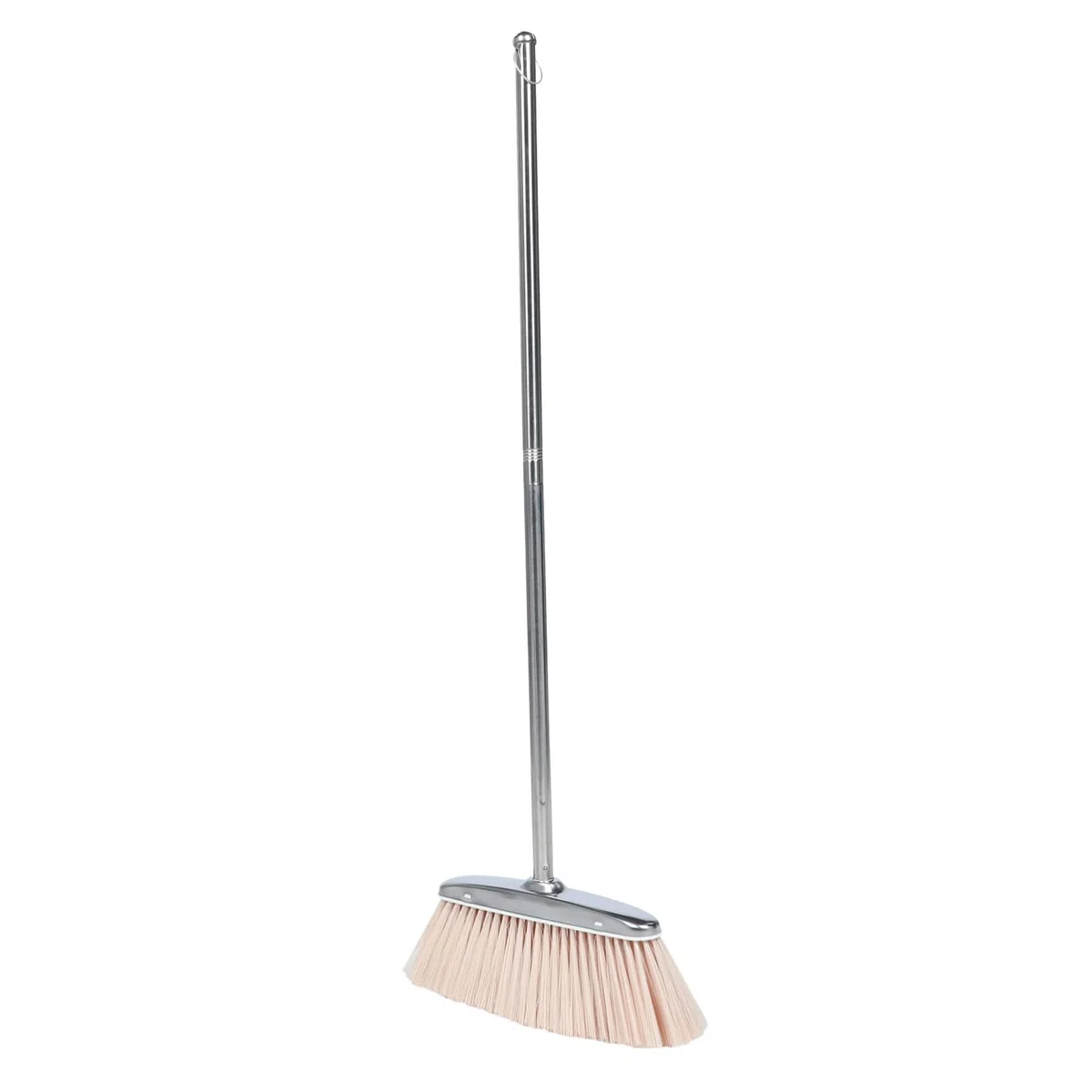 Happyyami Recogedor de Basura sin Agacharse de Acero Inoxidable Plata | Nylon, para Armario y Suelo, Limpieza de Tejidos sin Desprender Fibras, Uso Doméstico