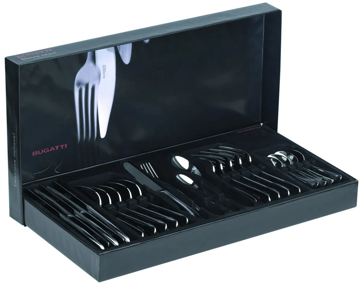 Bugatti Sintesi - Set 24 piezas cubiertos de acero inox 18/10