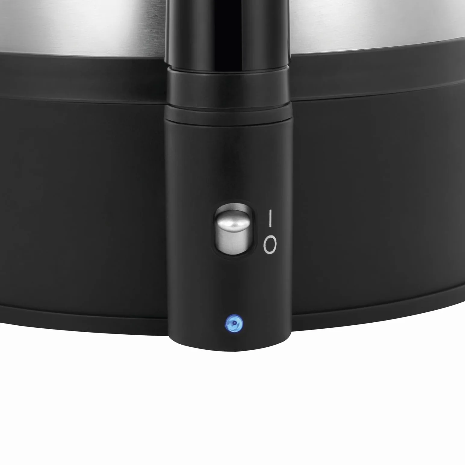 WMF Stelio - Cocedor de 7 Huevos de 380 W, Hervidor con señal acústica para detener cocción graduable, acabados de acero inoxidable de Cromargan mate, libre de BPA