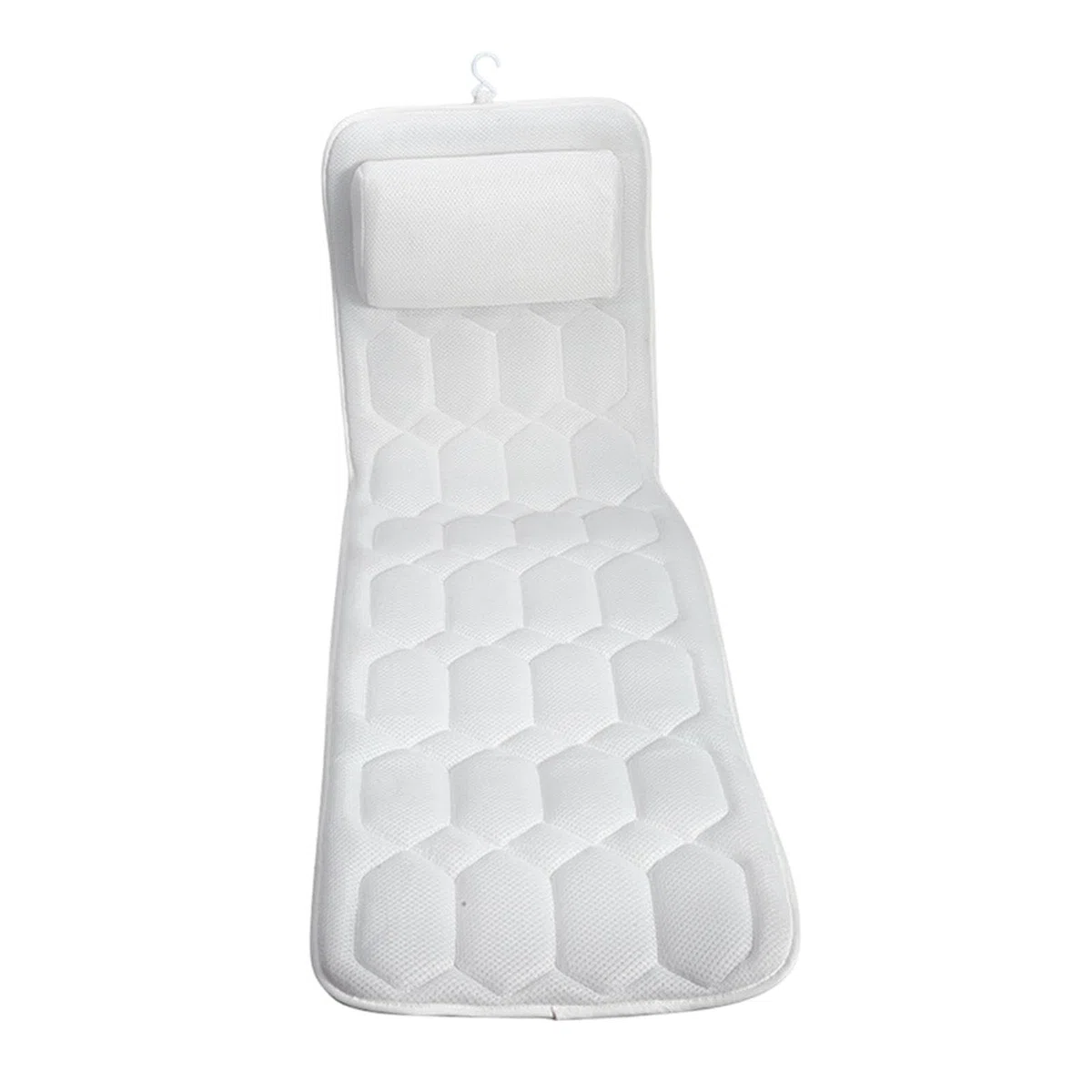 Almohada de Bañera con Soporte para La Espalda, Accesorio Portátil para SPA con Ventosas, Almohadilla de Baño, Reposacabezas, Almohada para Remojar La