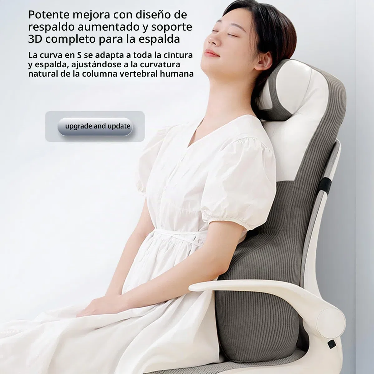 Cojín De Soporte Para La Espalda Para Sofá,Cojín De Soporte Para La Espalda Con Reposabrazos - Cojín De Cama Para Leer - Cojín Ergonómico Y Cómodo Para Los Brazos De Soporte Lumbar,