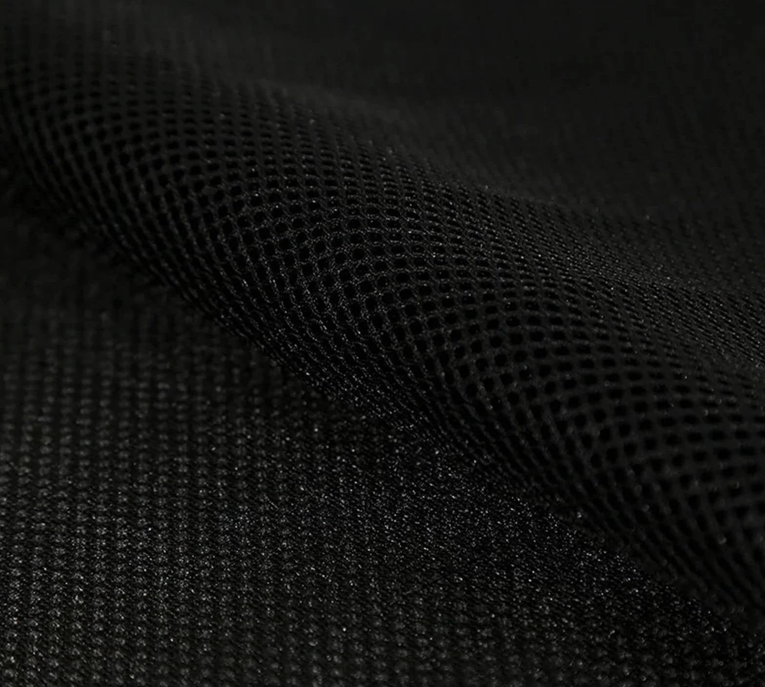 Tela de Malla para Altavoces，Tela Antipolvo Rejilla de Altavoz de Tela, Malla Transpirable 3D elástica(4 Black,160x90CM)