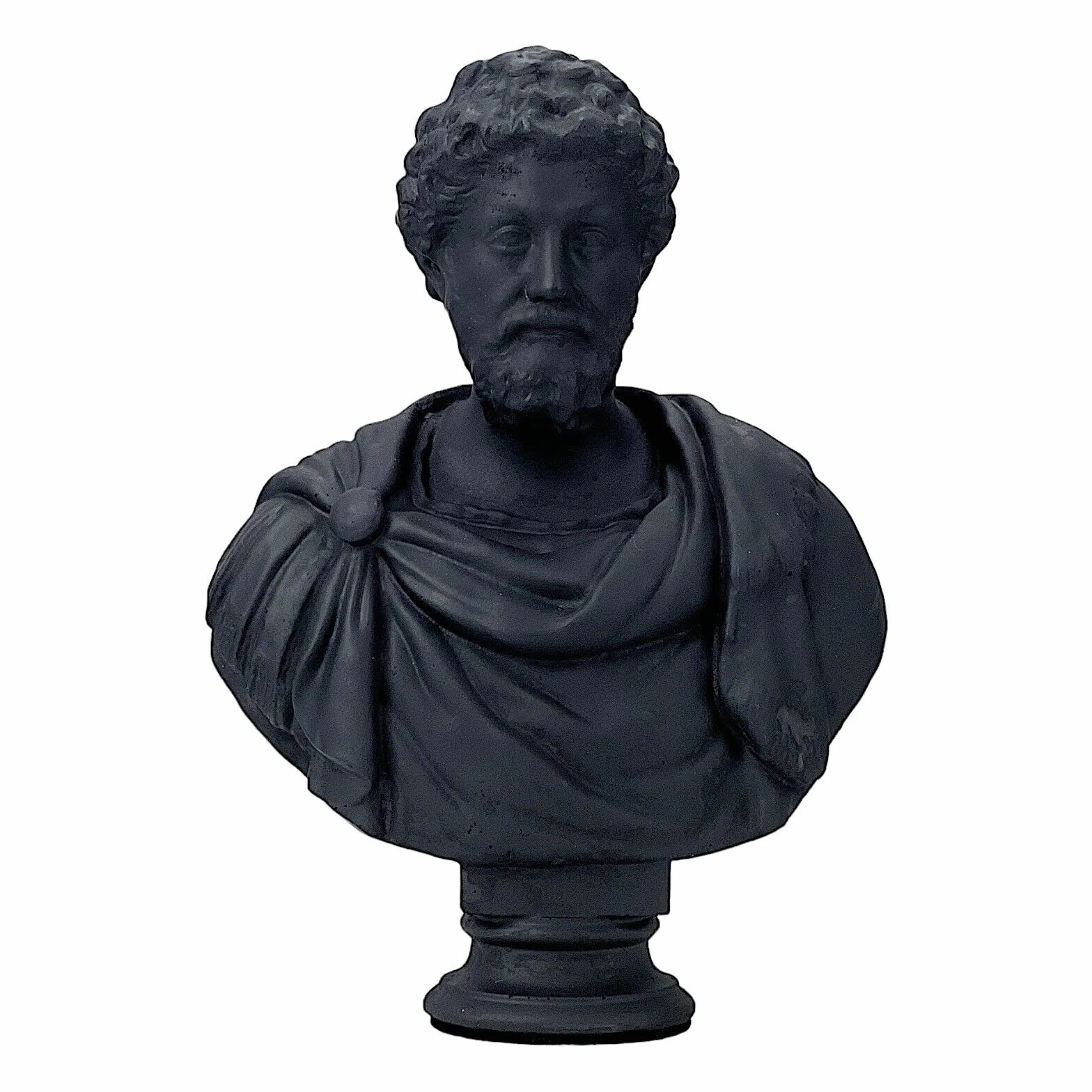 Marco Aurelio Emperador Romano Filósofo Estoico Busto Cabeza Retrato Escultura Museo Copia
