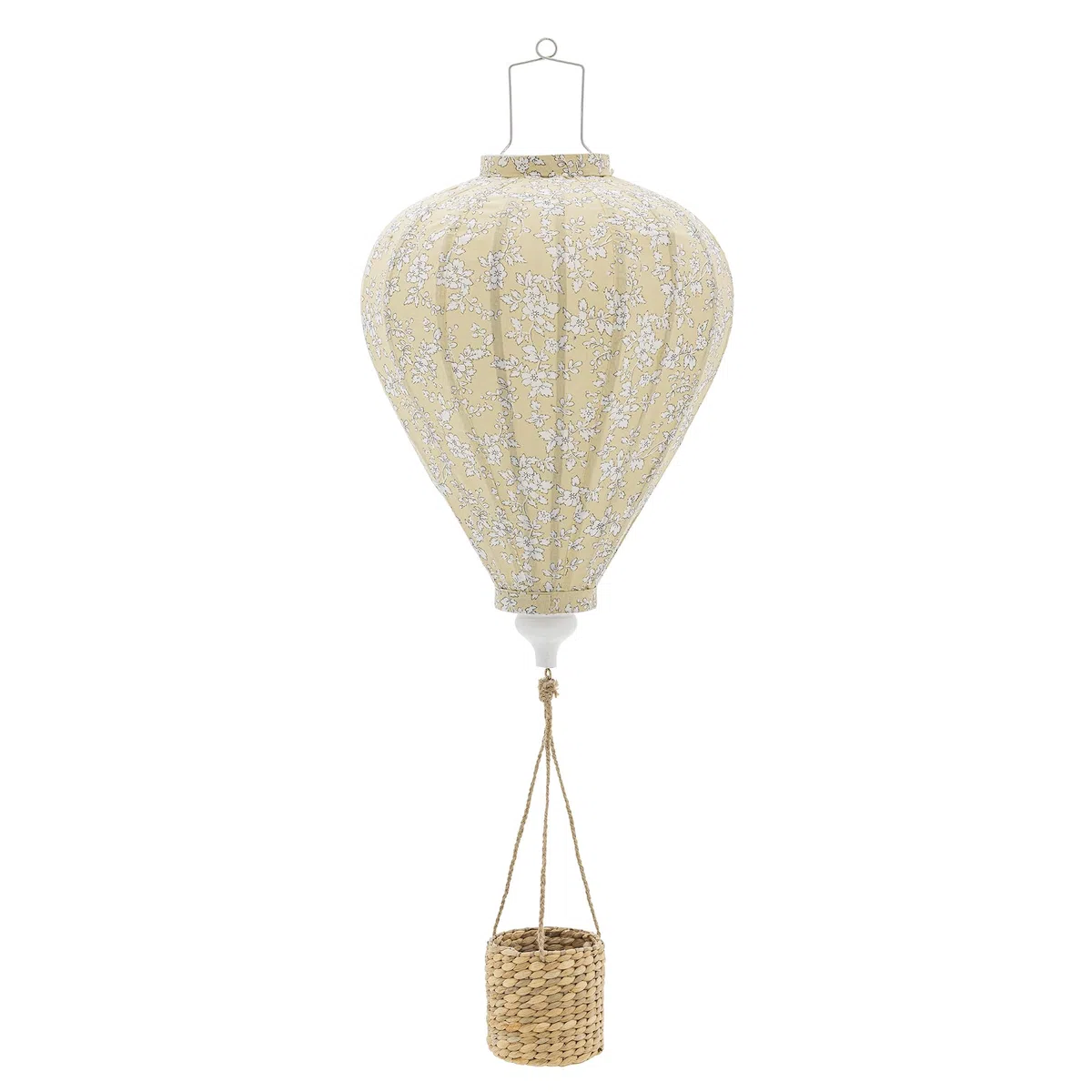 Bloomingville Mini pompón móvil, amarillo, poliéster, T35 x 85 cm