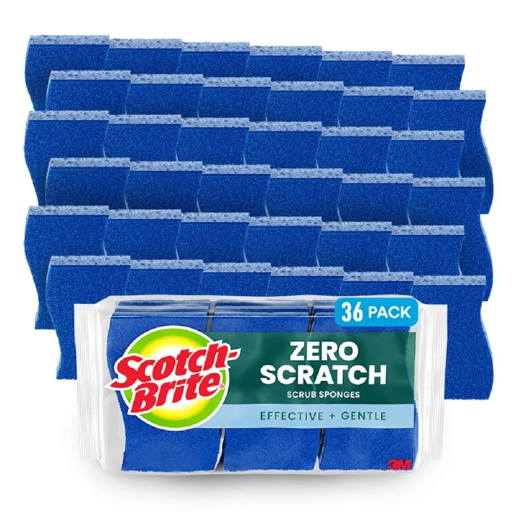 Scotch Brite - Esponja antiarañazos, Color Azul