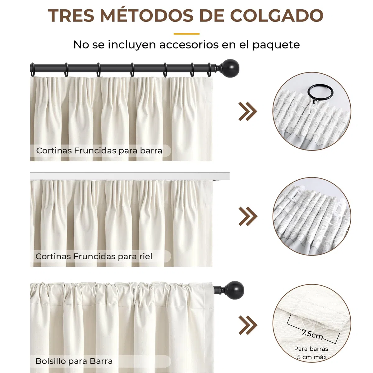 INOVADAY 100% Cortinas Opacas para Salón 2 Piezas 140x225 cm, Blanco | Cortinas Térmicas para Dormitorio, Aislantes del Frío y Calor, Privacidad, Instalación Flexible, con Cinta Fruncidora, OEKO
