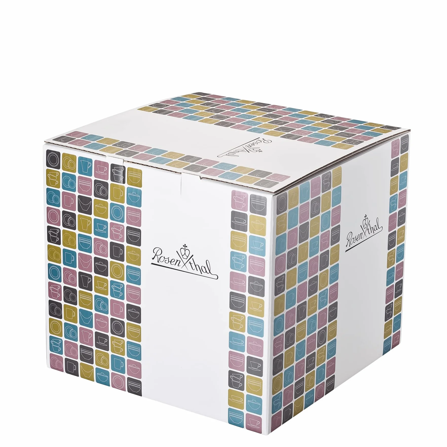Rosenthal 61040-800001-18743 - Vajilla de porcelana (1 servicio, 5 piezas), color blanco