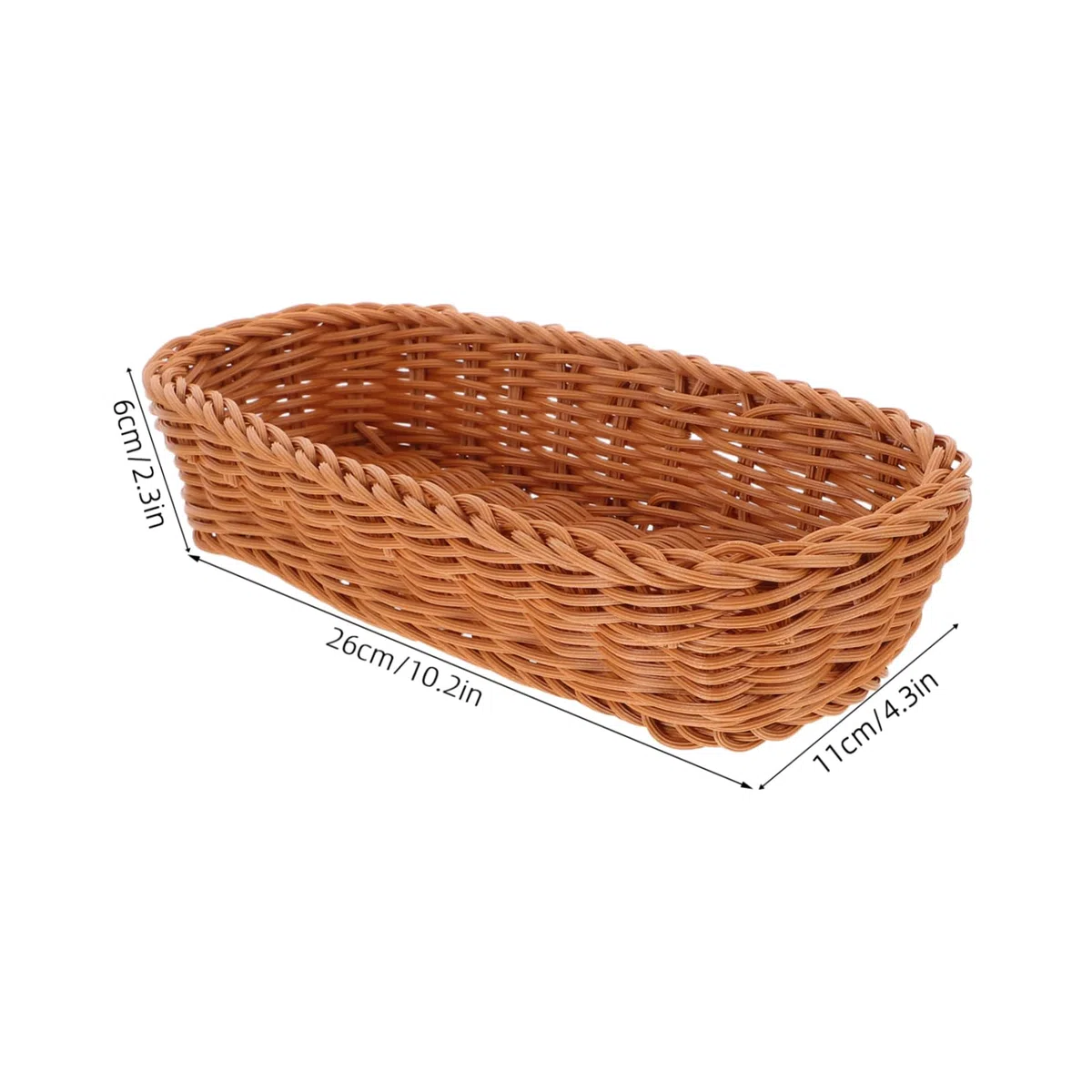 PRETYZOOM Organizador de Cubiertos Cesta de Almacenamiento Tejida de PP Cesta para Utensilios Cocina Práctica para Palillos Cucharas Tenedores