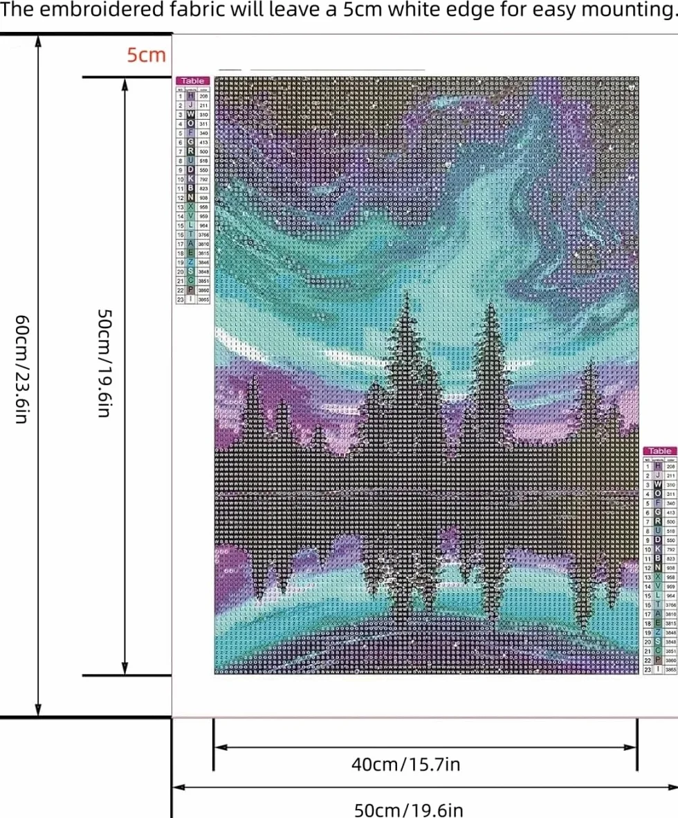 RKFLGEW Cuentas Diy Para Bordado,Kit De Bordado De Cuentas De Elfo De Fantasía,Punto De Cruz Con Cuentas,Patrón De Cuentas,Juego De Perlas 3D Para Colgar En La Pared Diy 40x50cm