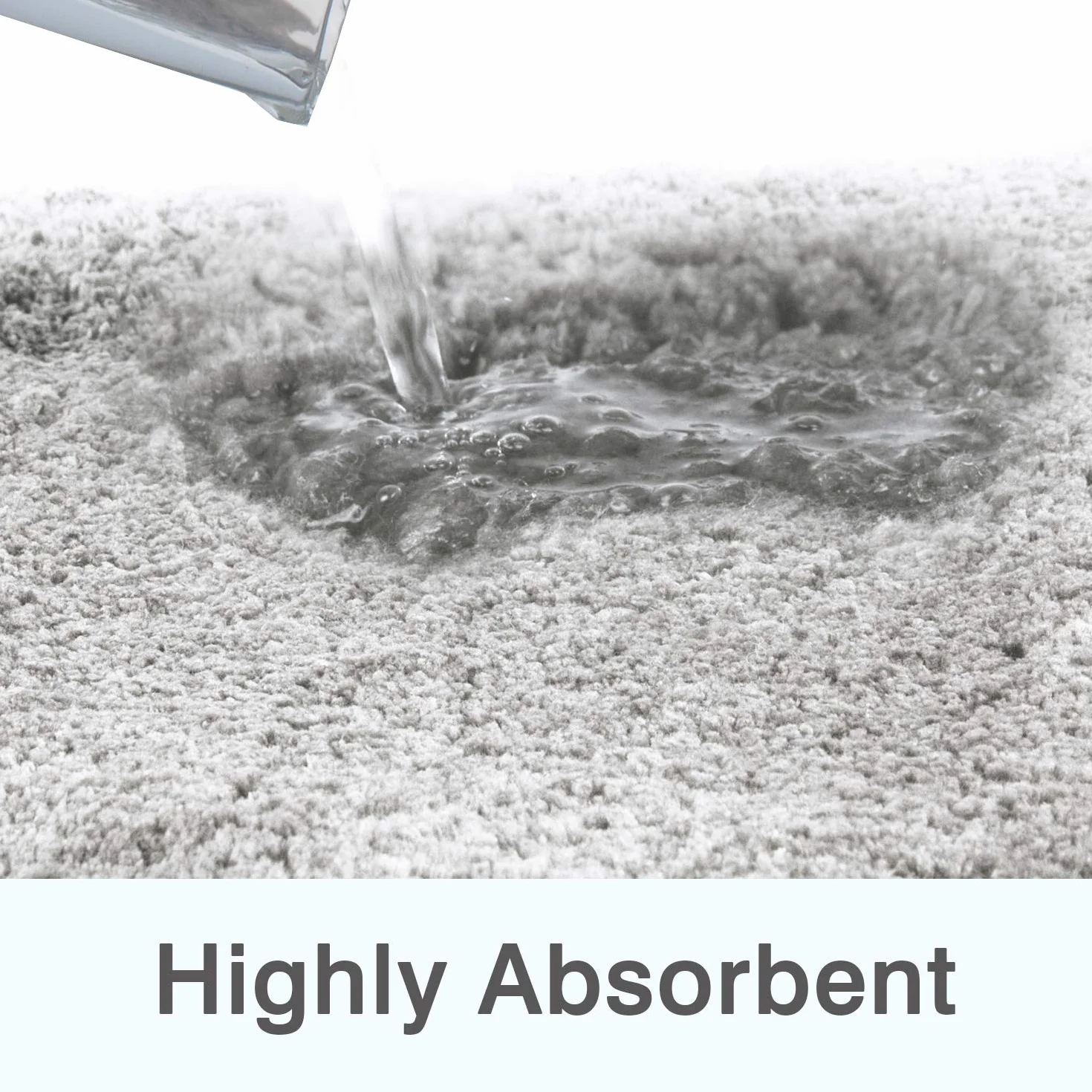 FCSDETAIL Alfombrilla de Baño Antideslizantes 80X150 cm, Tapete para el Piso Lavable a Máquina con Microfibras Suaves Absorbentes de Agua para Bañera, Ducha y Baño