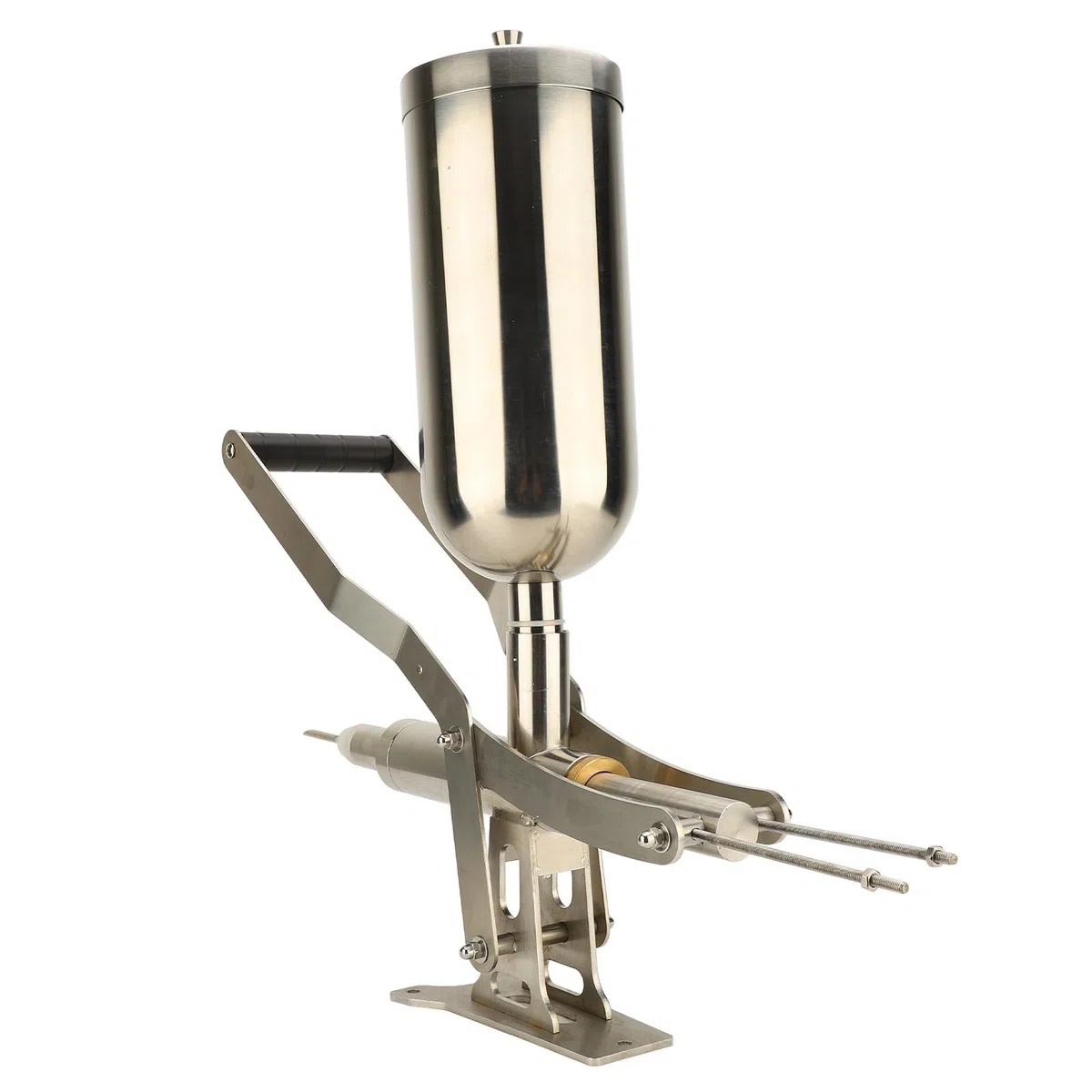 Máquina llenadora de donas, 4,5 L, manual, de acero inoxidable 304, máquina de llenado de crema y gelatina para donas, para pan, pastel, churros, equipo profesional de panadería,
