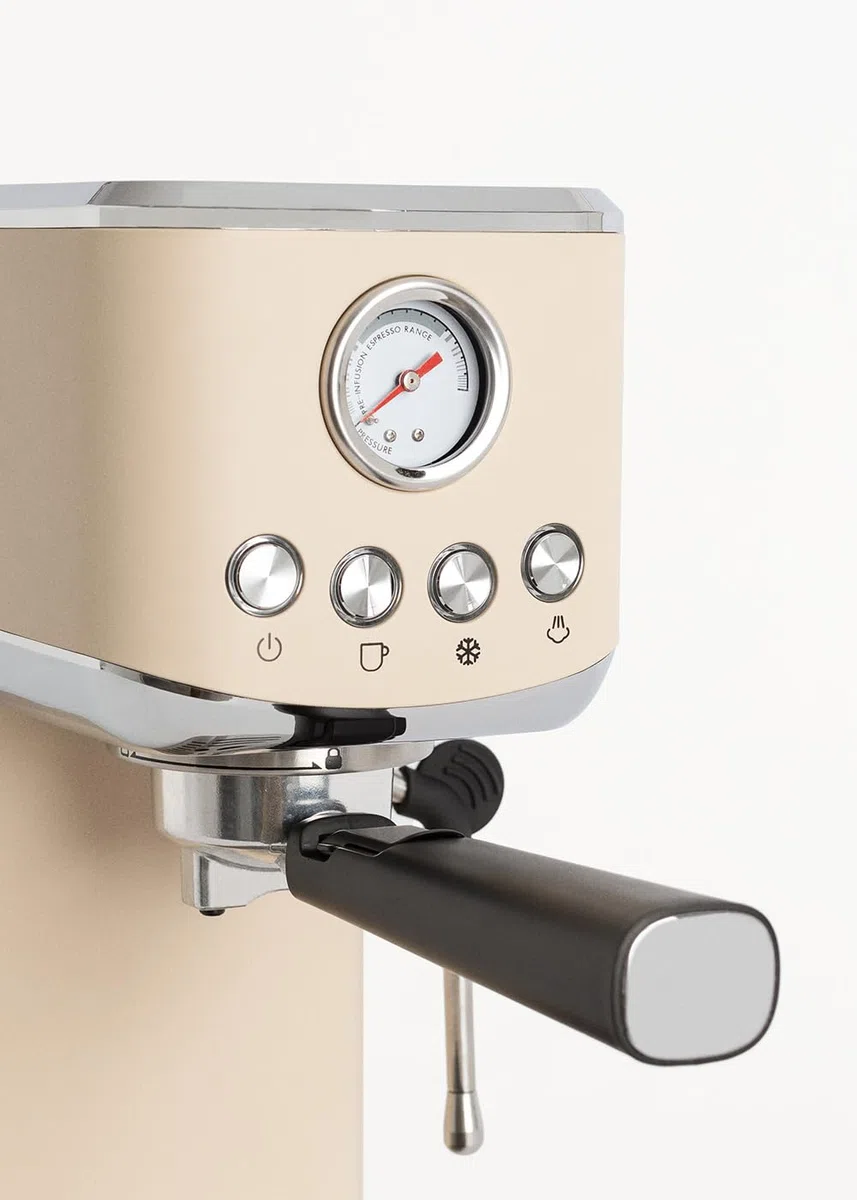 CREATE / THERA CLASSIC COMPACT/Cafetera express arena / 20 bares, semiatuomática, función café frío, brazo doble salida, depósito 1,2L, café molido y monodosis ESE 55mm, con vaporizador, 1350W