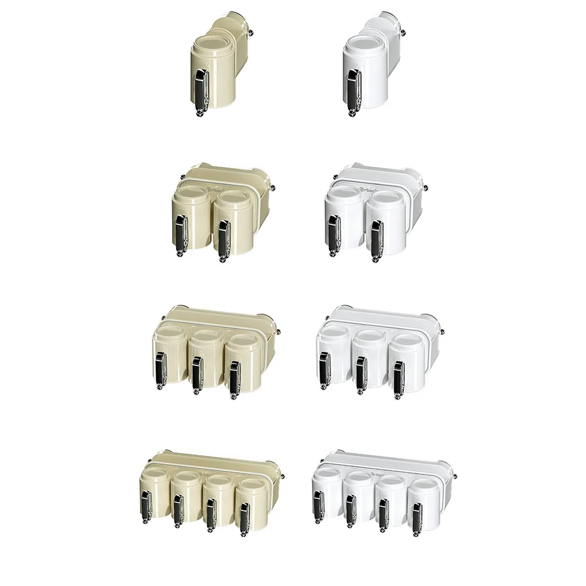 Soporte desmontable para cepillo de dientes con ventosa fuerte, sin perforaciones, organizador de baño para ambientes húmedos, soporte para cepillo de dientes con ventosa