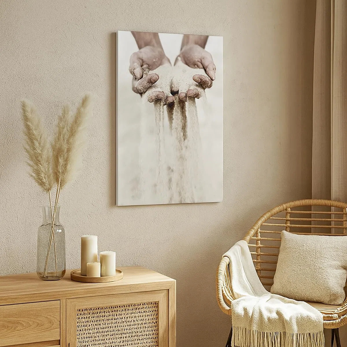 ARTTOR Cuadro Decorativo 70x100 cm Moderno Vertical Personas - 6234 | Cuadro sobre Lienzo Grande Arte mural Decoración del Hogar Salón Dormitorio Cocina sobre Lienzo Cuadros de Pared Estilo