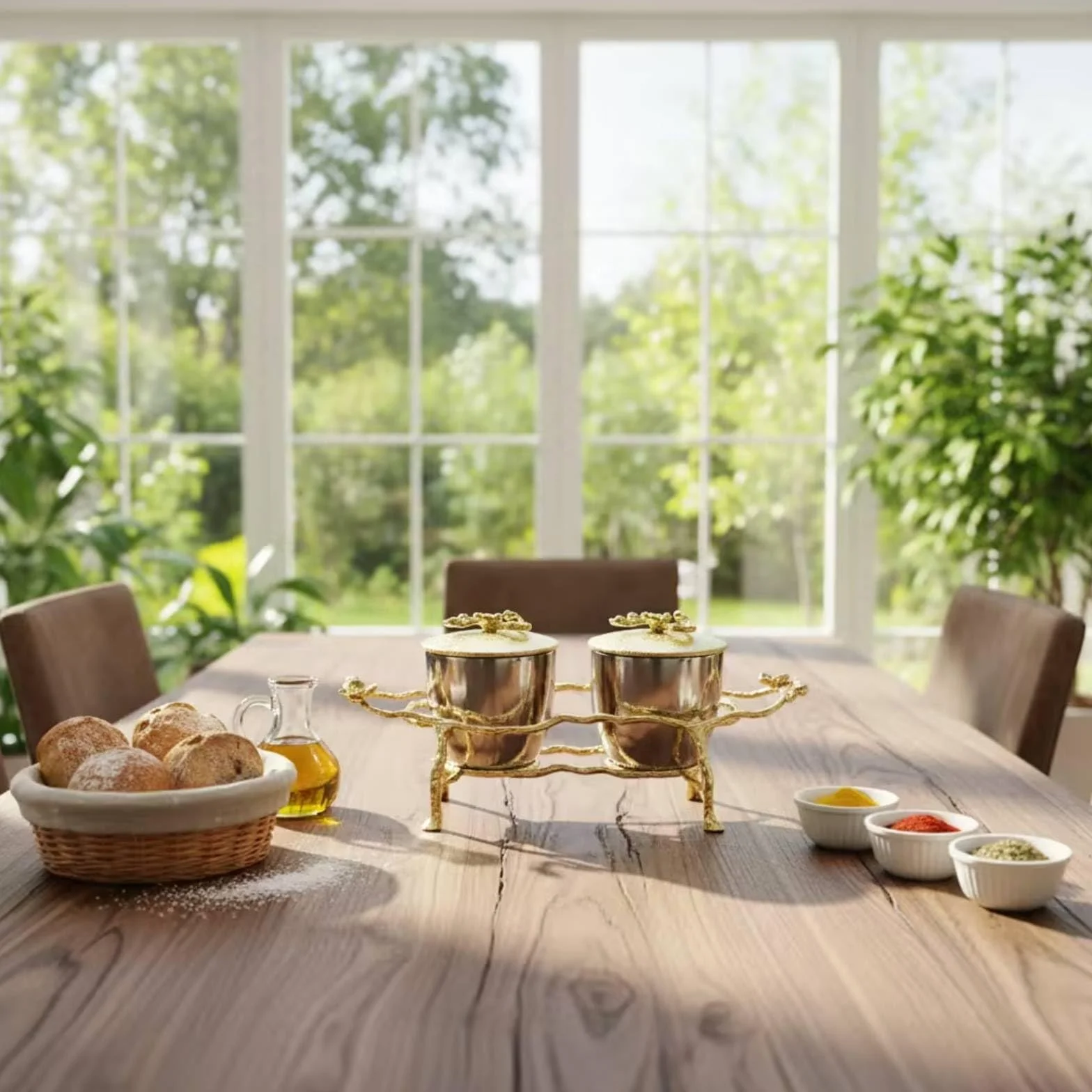 Juego Condimenteros con Soporte corativo Juego Salero y Pimentero Compacto Salero y Pimentero para Comedor, Cocina