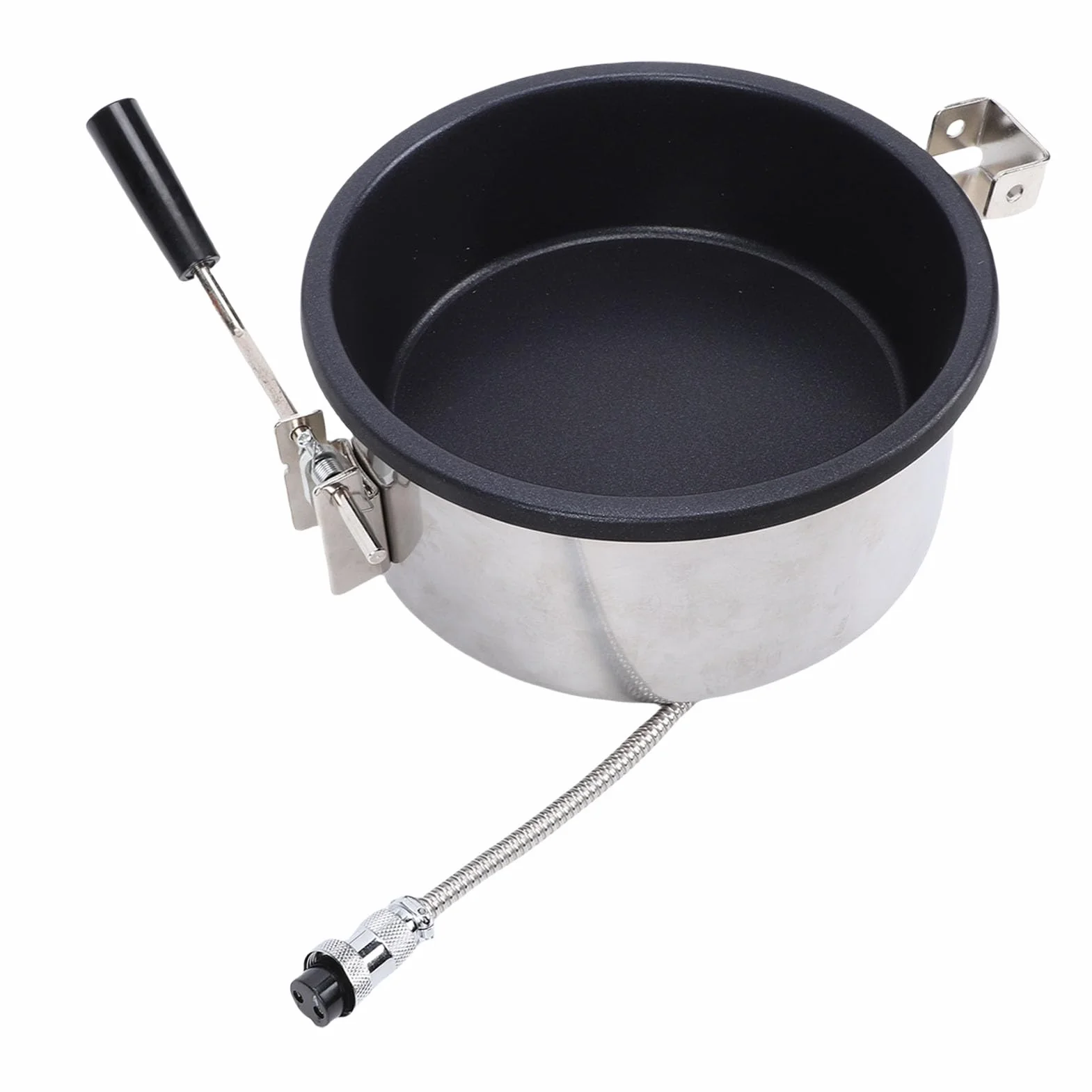Olla para Hacer Palomitas de Maíz de Gran Capacidad de Acero Inoxidable para Fiestas Infantiles y Uso Doméstico