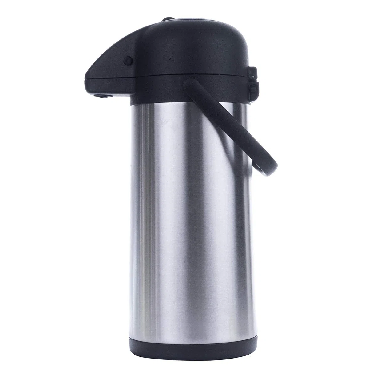 1a-Handelsagentur Termos de acero inoxidable con doble pared con bomba de 3 litros