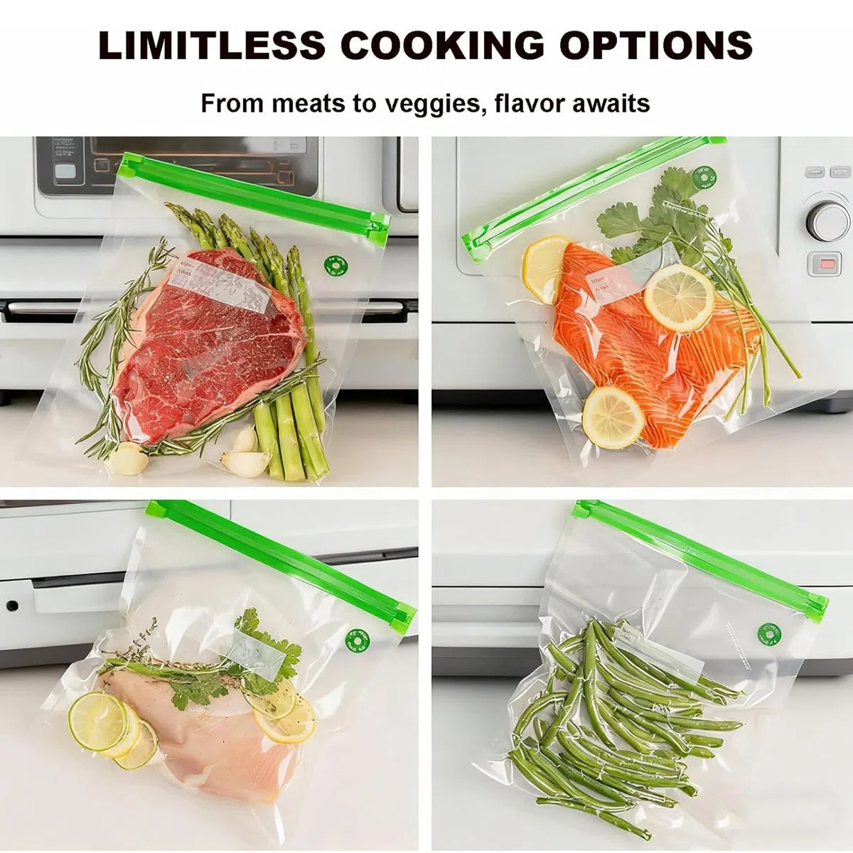 Cocina Profesional al vacío 1600 W, Calentamiento rápido y ultrasilenciosa, máquina de cocción de precisión para la Cocina doméstica, fácil de Guardar, Ideal para Comidas
