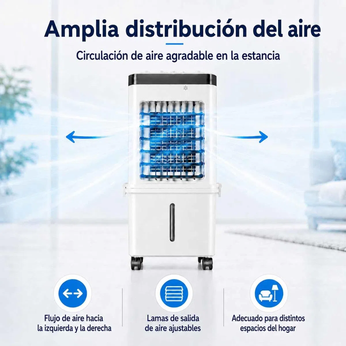 PingüIno Aire Acondicionado Sin Tubo Con HumidificacióN 36–45 DB DepóSito De Agua ExtraíBle De MáS De 10 L Enfriador De Aire Con Temporizador De 8 Horas Espacios De Vida Y De Trabajo,A