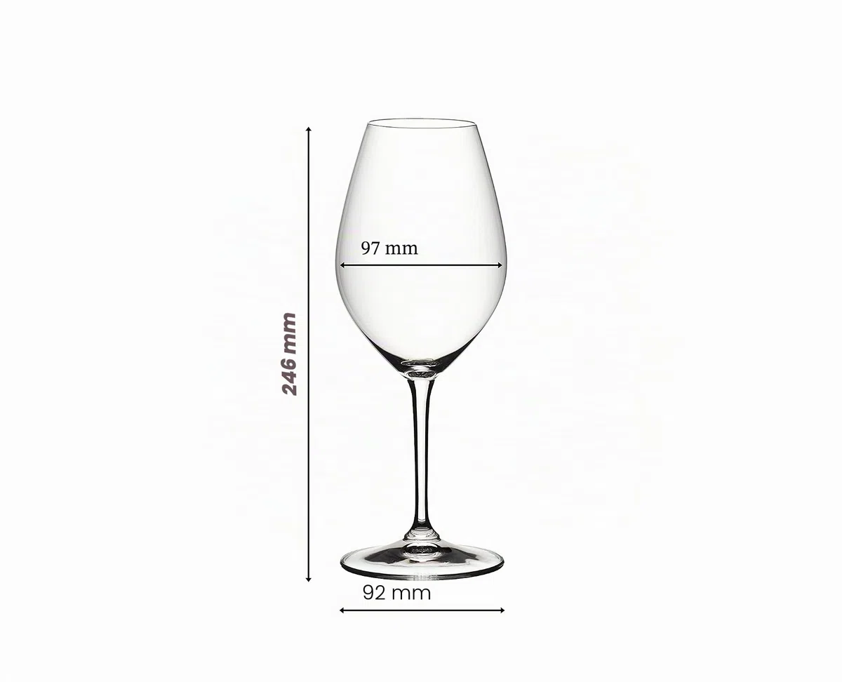 Riedel Wine Friendly Red Wine 002 Juego de 4 copas de vino tinto Copa de vino tinto 667 ml