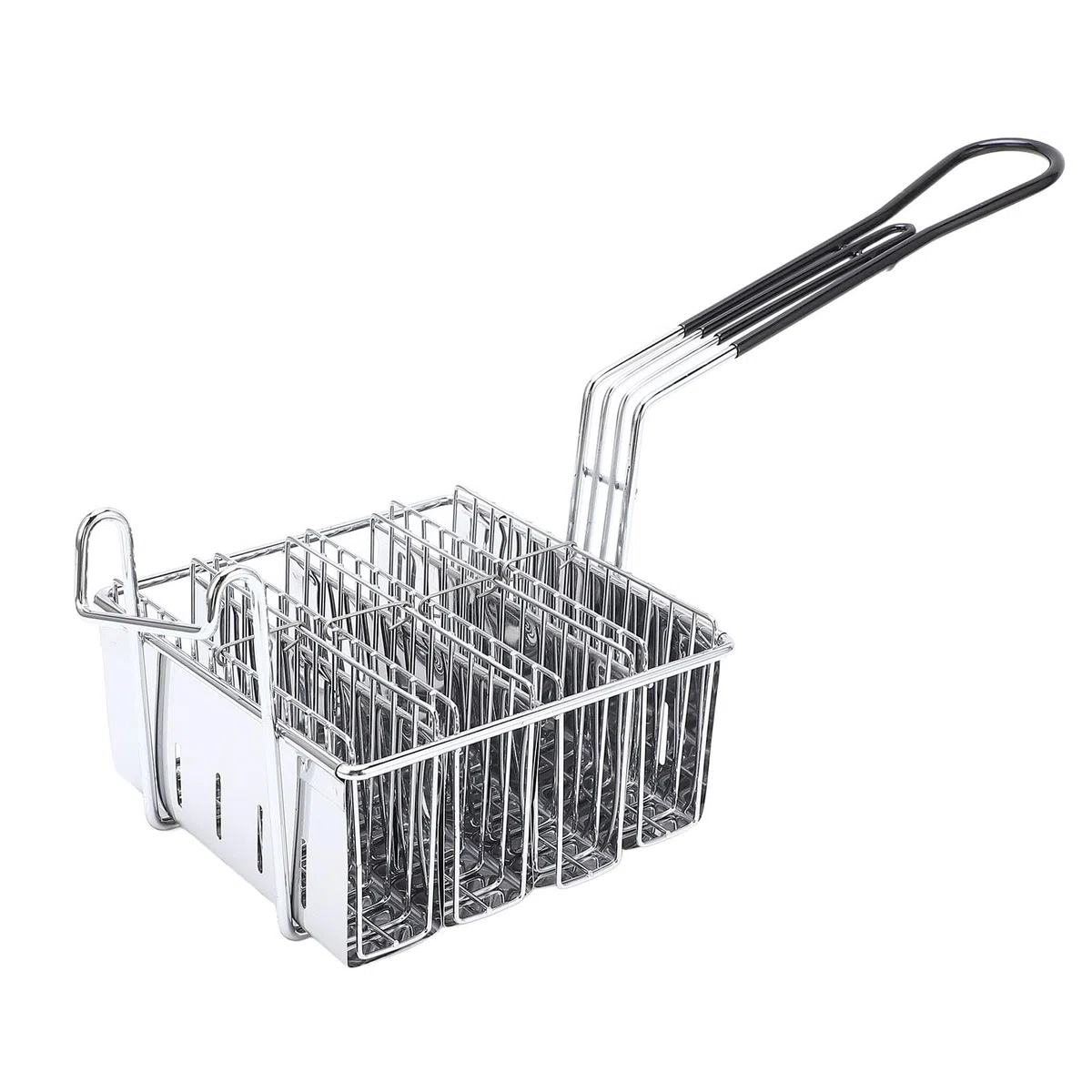 Focket Canasta de Freidora de Taco de Forma u, Soporte de Tacos de Acero Inoxidable con de Agarre para Restaurante de Cocina