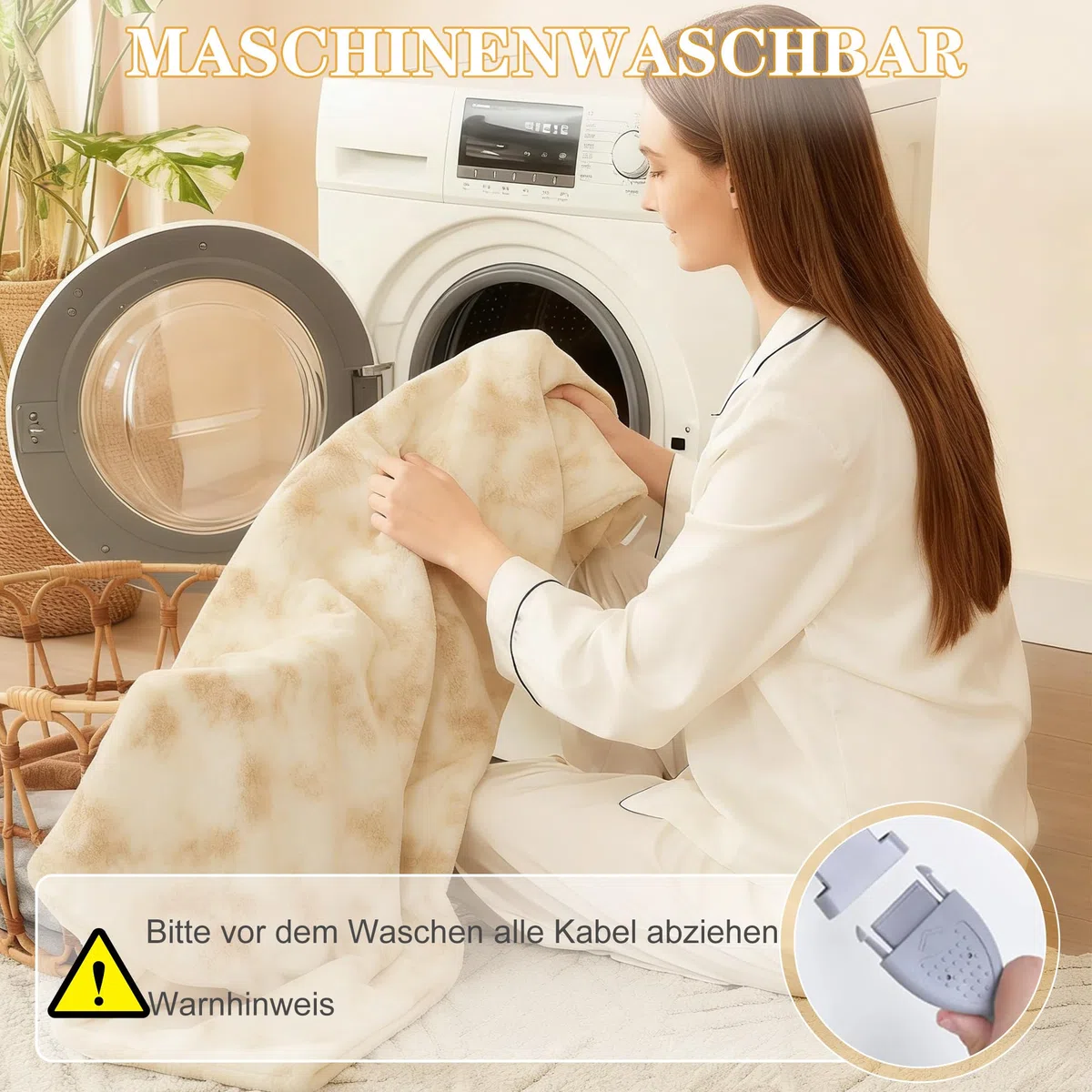 COZYTY Manta térmica con apagado automático, 130 x 180 cm, 6 niveles de calor y apagado automático de 10 horas, protección contra sobrecalentamiento, lavable a máquina, manta térmica de forro polar