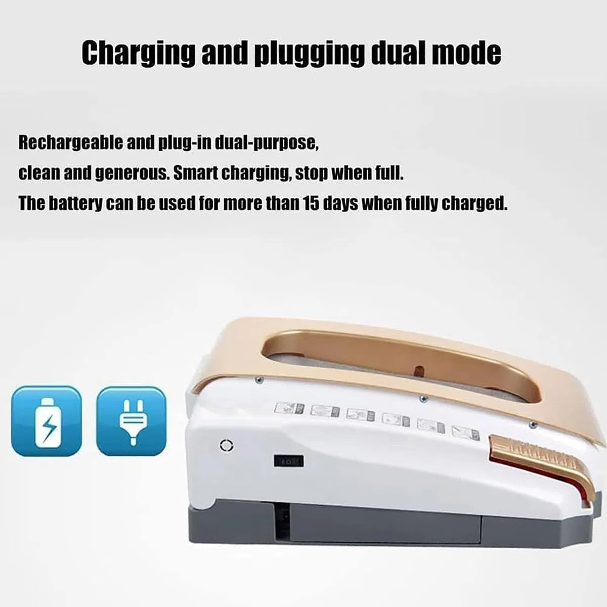 Limpiador De Calzado Automático Inteligente por Inducción, Limpieza En 5 Segundos/Eliminación De Manchas De Alta Eficacia, Velocidad: 260 RPM, para Hoteles Y Aeropuertos.,Red
