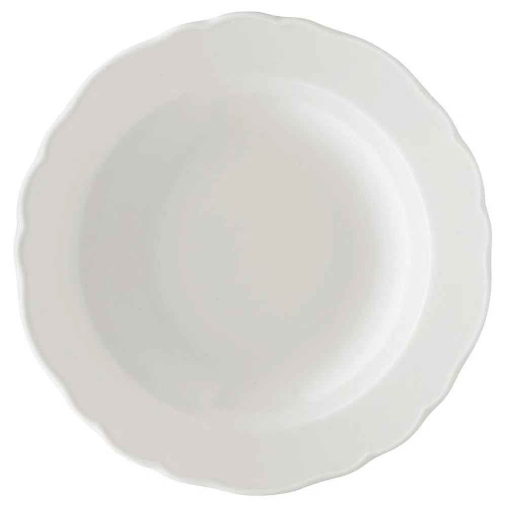 Hutschenreuther 02013-800001-10121 Maria Theresia 02013-800001-10121 - Juego de platos hondos (2 unidades, 21 cm), color blanco