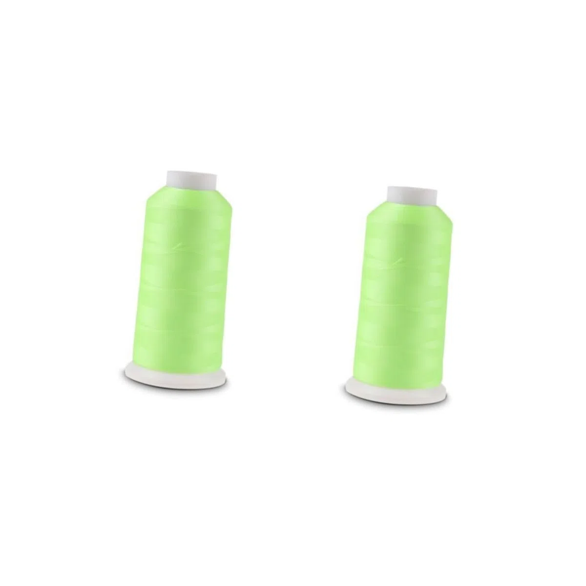 SHINEOFI 2piezas Hilo De Bordar Luminous Glow in The Dark Yards Hilo De Coser Verde Para Bordado y Manualidades Para Proyectos Creativos y Decorativos