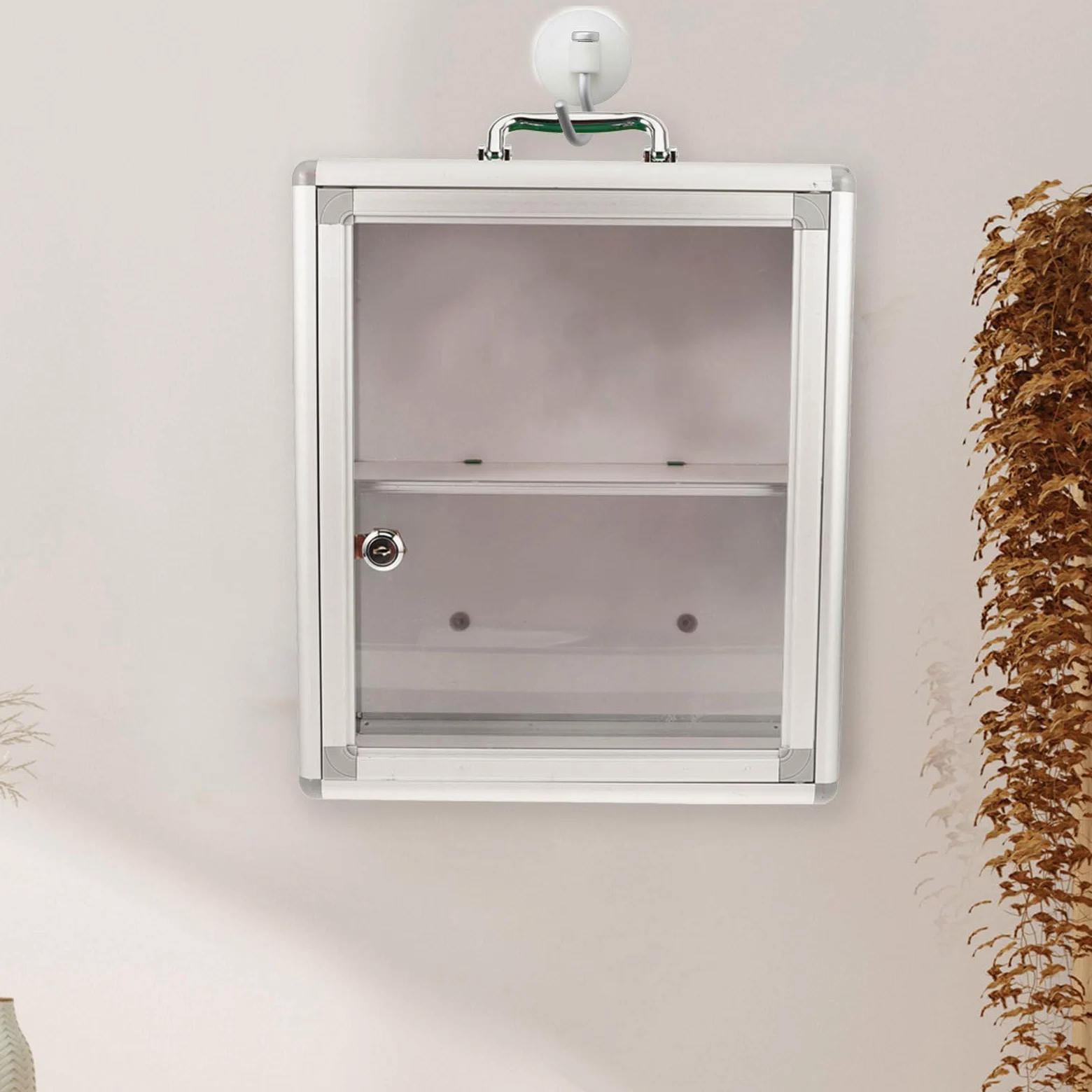 DOITOOL Botiquín de Pared de Gran Capacidad con Compartimentos para Hogares y Espacios Públicos con Identificación Visual Clara para Primeros Auxilios Modelo HR