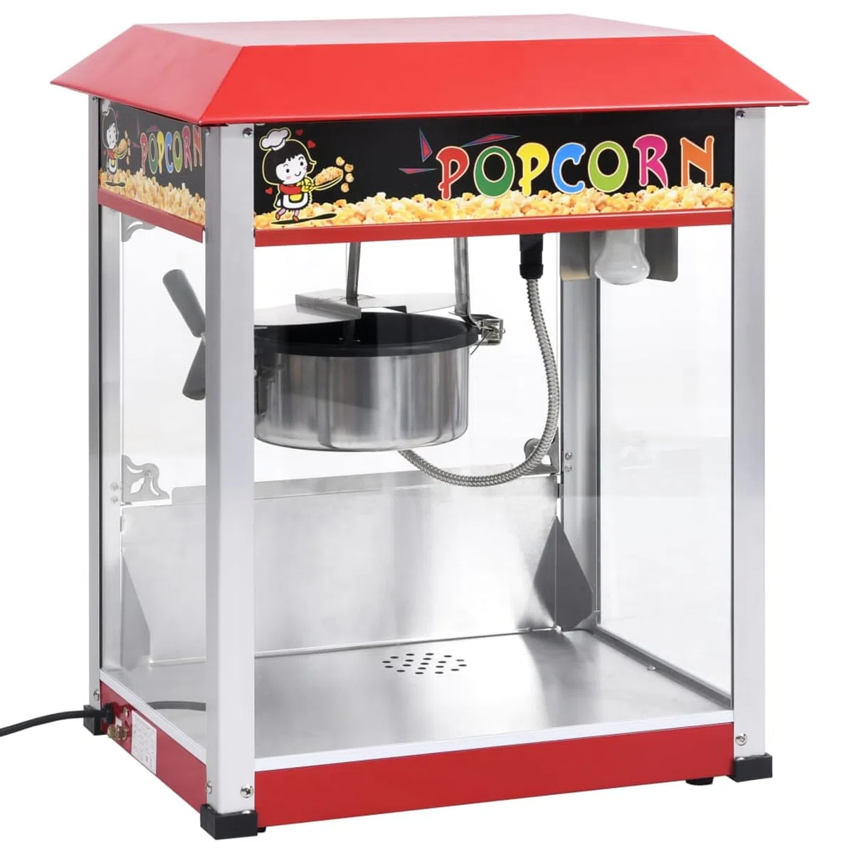 Tidyard Fabricador de Palomitas de maíz Profesional 2,7L para Catering y hogar, 1400W, visión Clara, fácil de Usar Modelo YFXLRZJ-51058ES