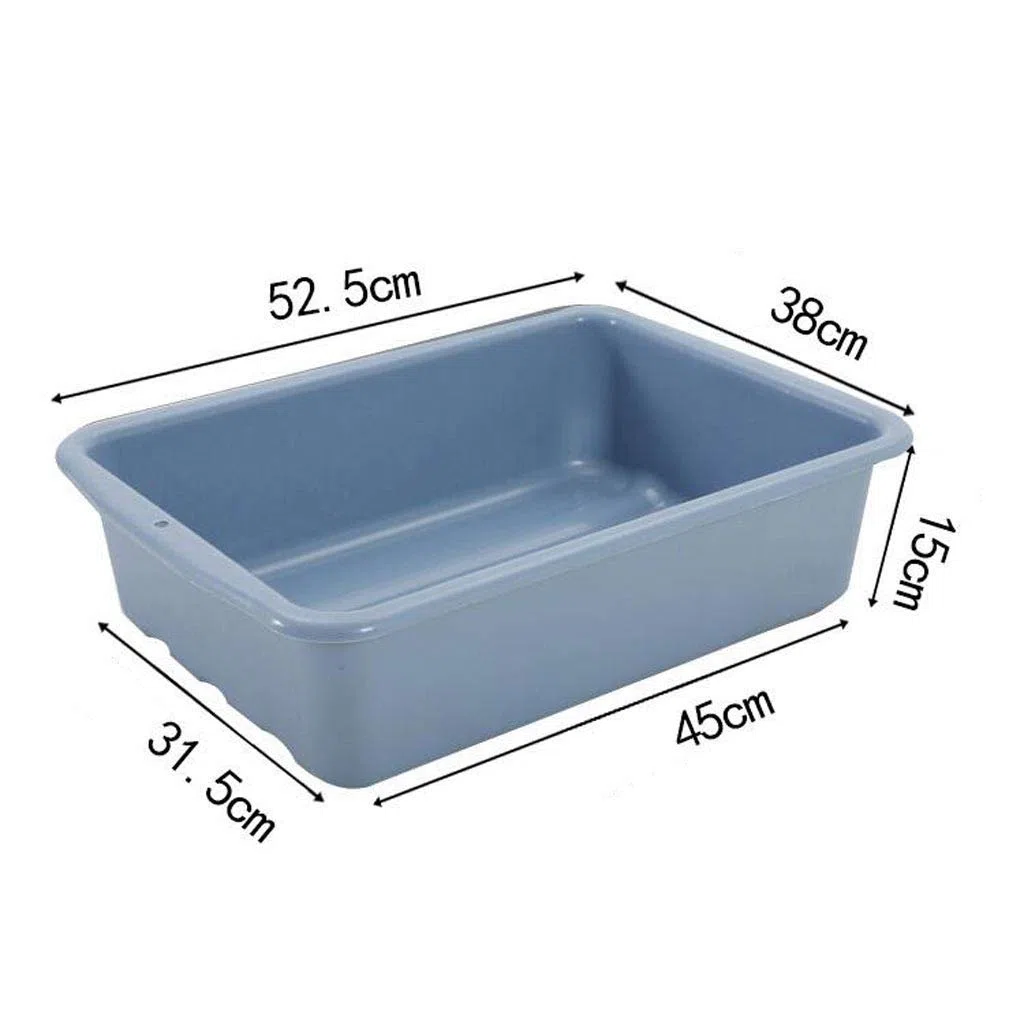 Carrito de recogida de platos multifunción de 3 niveles, carrito de servicio de platos de polipropileno, carrito de cocina eficiente para un fácil transporte de platos