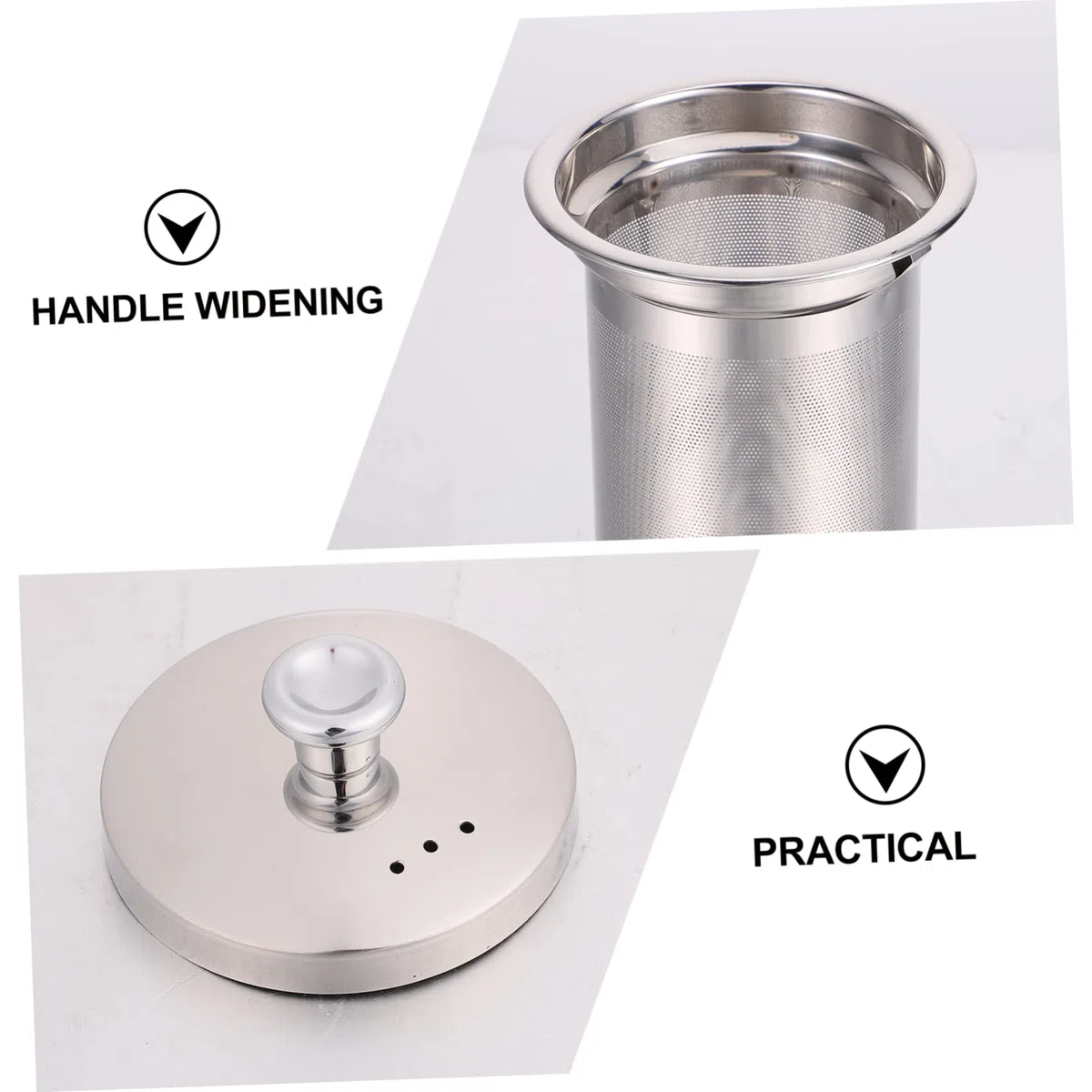 Alipis Tetera de Vidrio Transparente Resistente al Calor Tetera de Gran Capacidad Hogar de Vidrio Accesorio de Té para Infusiones la Cocina