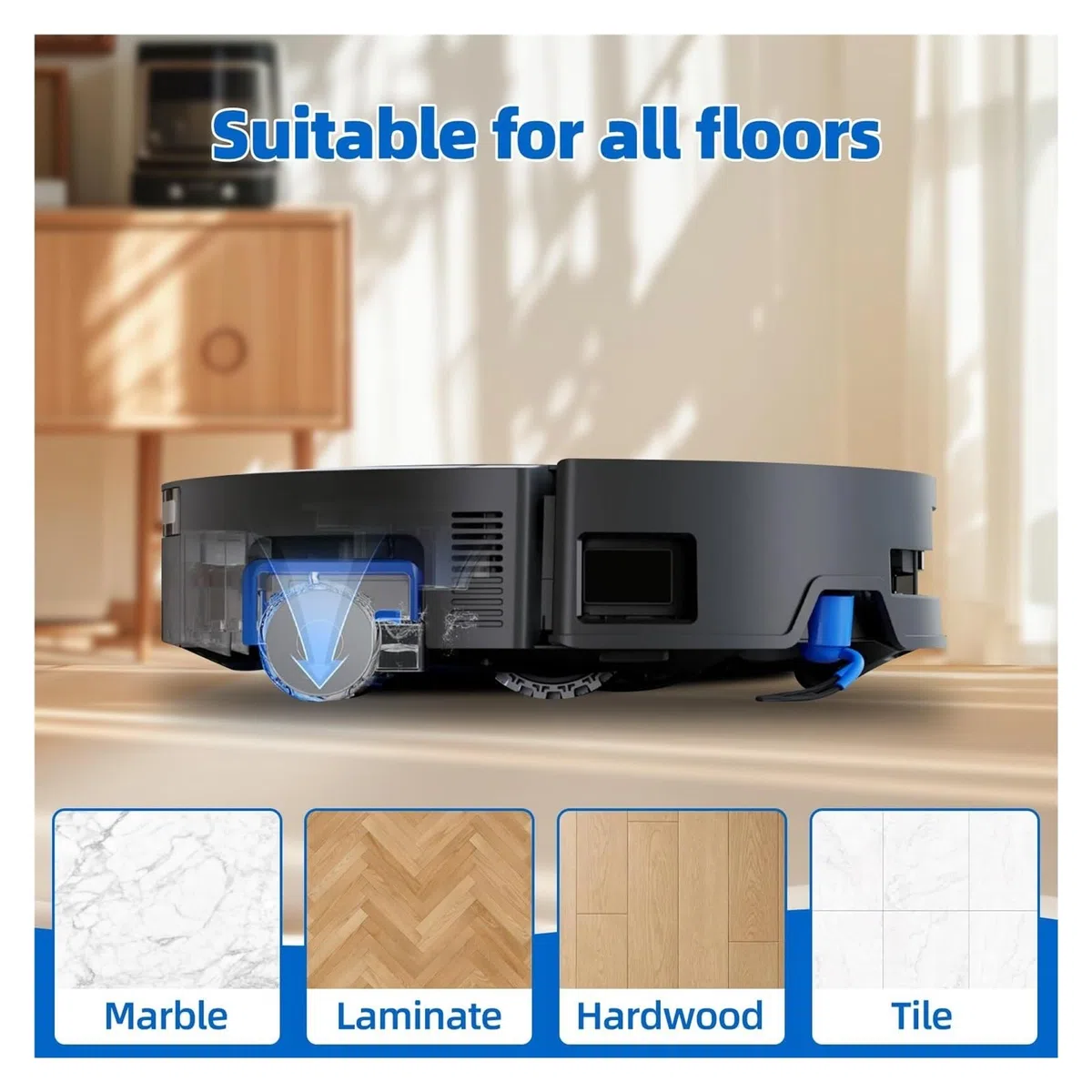Limpiasuelos multiusos 1L. Compatible con ECOVACS Deebot X5 Plus/X2 COMBO | 2PCS