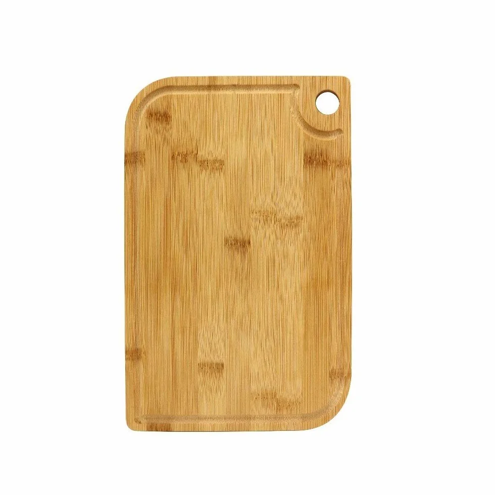Tabla de Cortar Tabla de Cortar Cocina Tablas de Cortar de bambú Natural Tabla de Cortar de Madera con Ranura para Jugo Tabla de Cortar de bambú