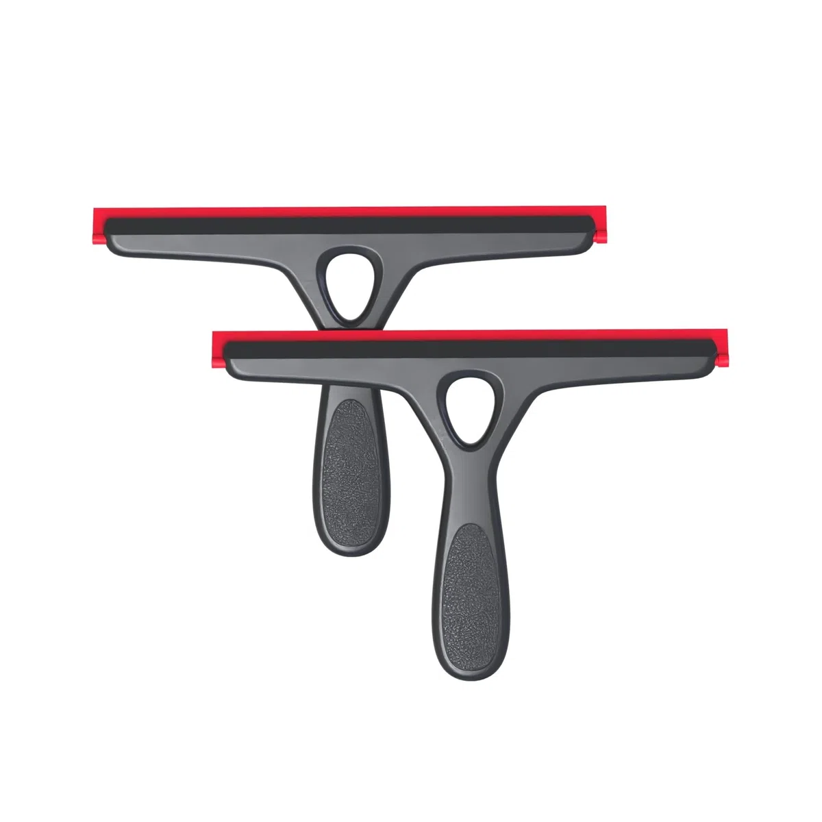 Paquete de 2 escobilla Goma Mano Silicona for Vidrio baño, encimeras, escritorios y Ventanas Coche, Limpiador multisuperficie Secado rápido