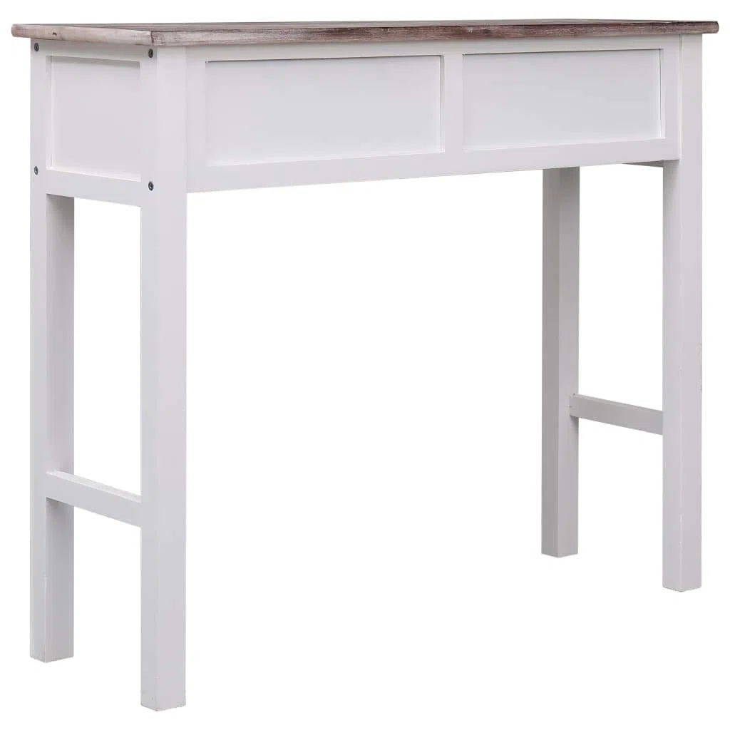 Homgoday Mesa Consola de Madera marrón 90x30x77 cm Mesas auxiliares de salón,Mesa Consola Recibidor Mueble de Entrada Estrecha Clásica